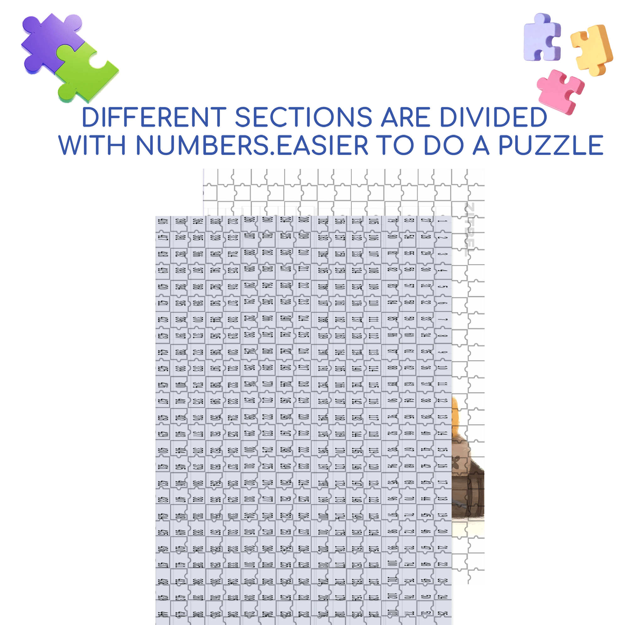 Source Of Inspiration 2 500pcs/1000pcs Jigsaw Puzzle, Scratch-Resistant, Interactive Family Game & Brain-Boosting DIY Decor, Perfect for Halloween, Christmas & New Year Gifts, Family Puzzle Game