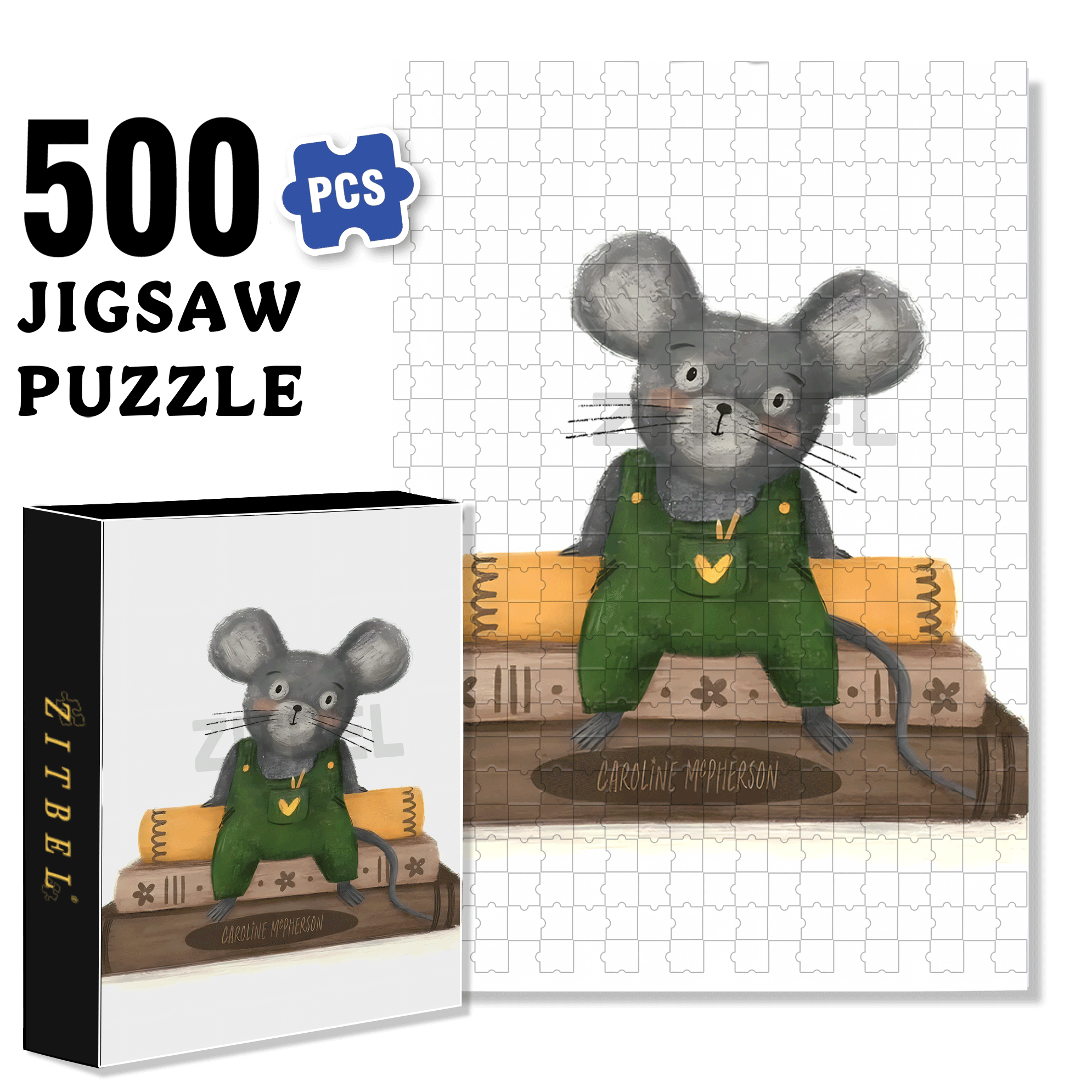Source Of Inspiration 2 500pcs/1000pcs Jigsaw Puzzle, Scratch-Resistant, Interactive Family Game & Brain-Boosting DIY Decor, Perfect for Halloween, Christmas & New Year Gifts, Family Puzzle Game