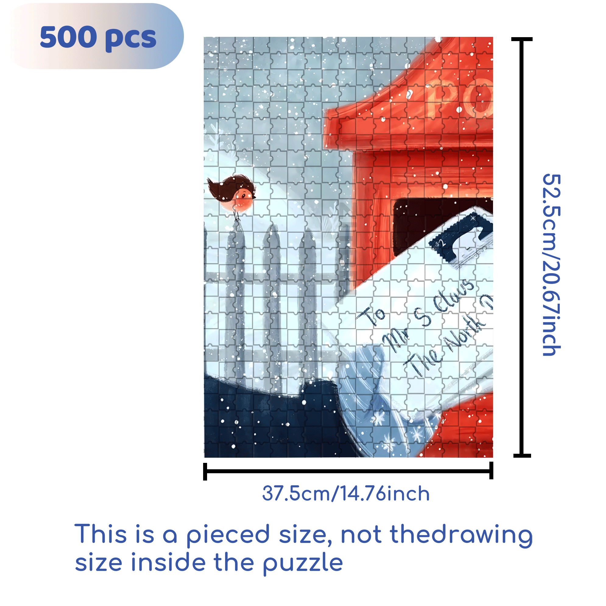 To Mr.Clavs 500pcs/1000pcs Jigsaw Puzzle, Scratch-Resistant, Interactive Family Game & Brain-Boosting DIY Decor, Perfect for Halloween, Christmas & New Year Gifts, Family Puzzle Game