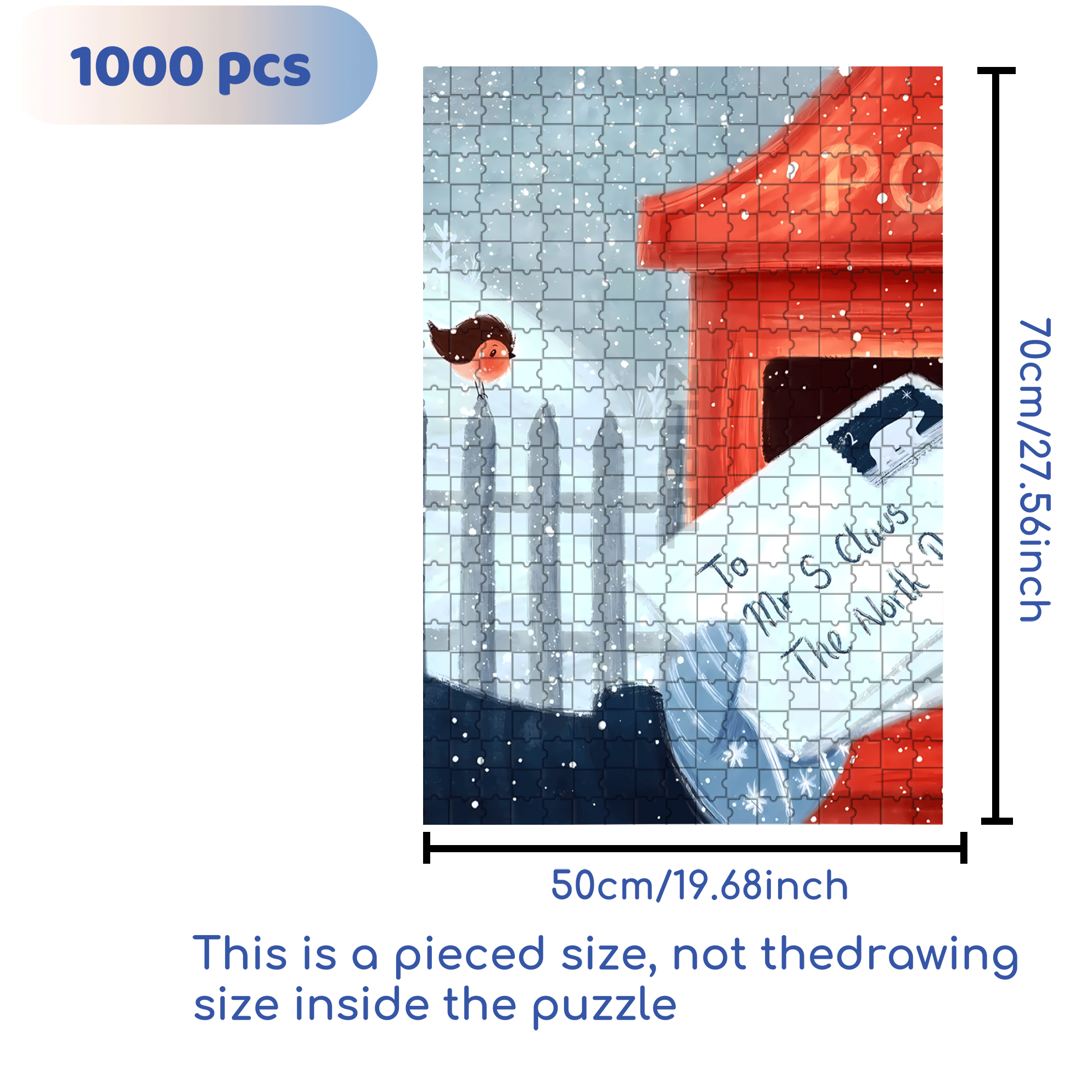 To Mr.Clavs 500pcs/1000pcs Jigsaw Puzzle, Scratch-Resistant, Interactive Family Game & Brain-Boosting DIY Decor, Perfect for Halloween, Christmas & New Year Gifts, Family Puzzle Game