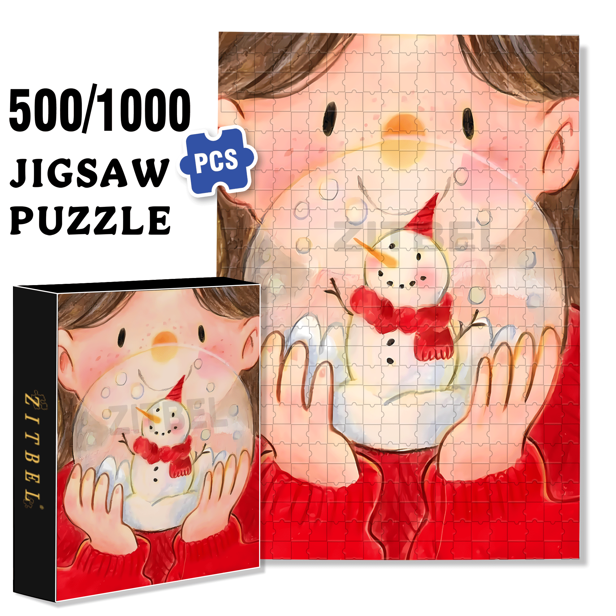 Traces Of Passing Time 2 500pcs/1000pcs Jigsaw Puzzle, Scratch-Resistant, Interactive Family Game & Brain-Boosting DIY Decor, Perfect for Halloween, Christmas & New Year Gifts, Family Puzzle Game
