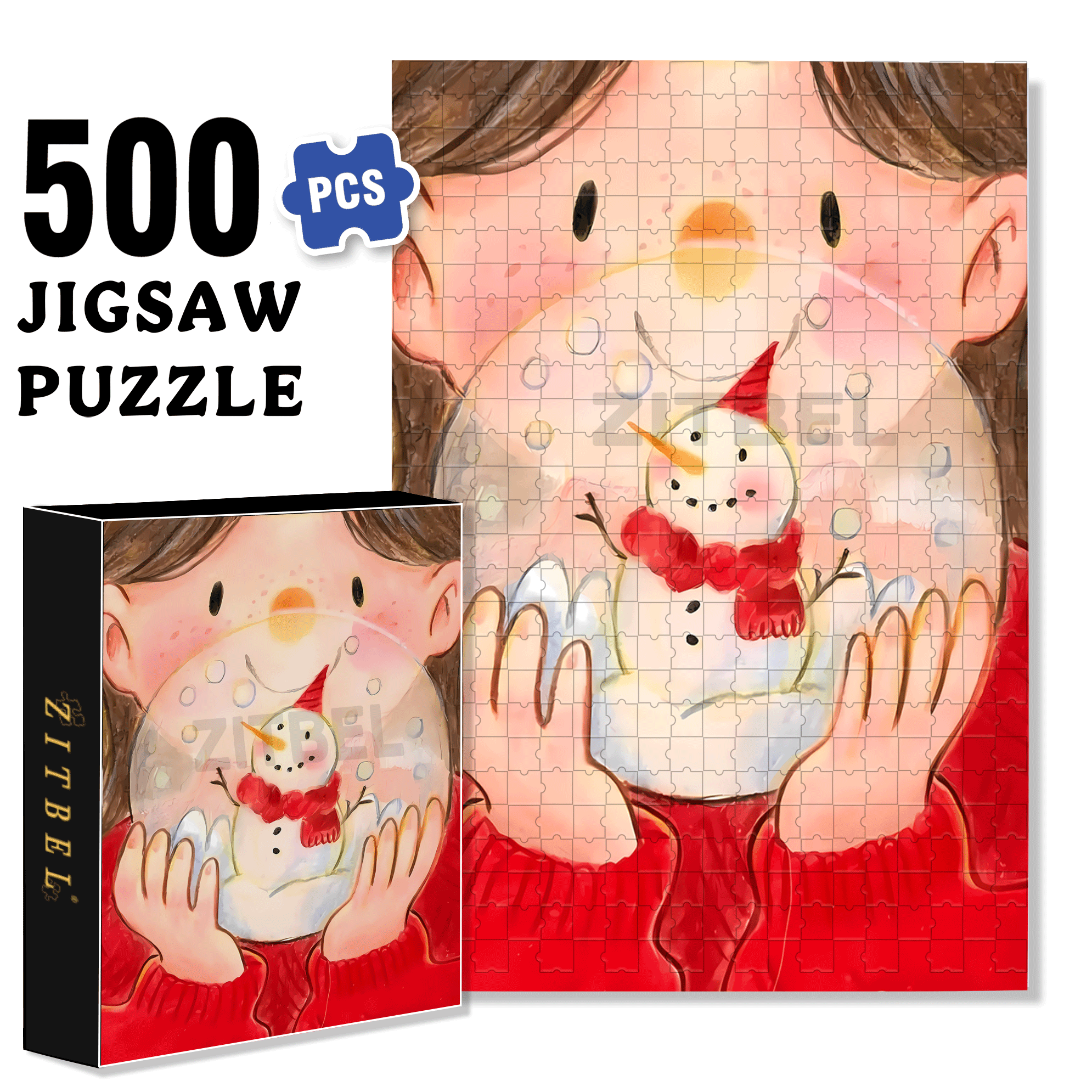Traces Of Passing Time 2 500pcs/1000pcs Jigsaw Puzzle, Scratch-Resistant, Interactive Family Game & Brain-Boosting DIY Decor, Perfect for Halloween, Christmas & New Year Gifts, Family Puzzle Game