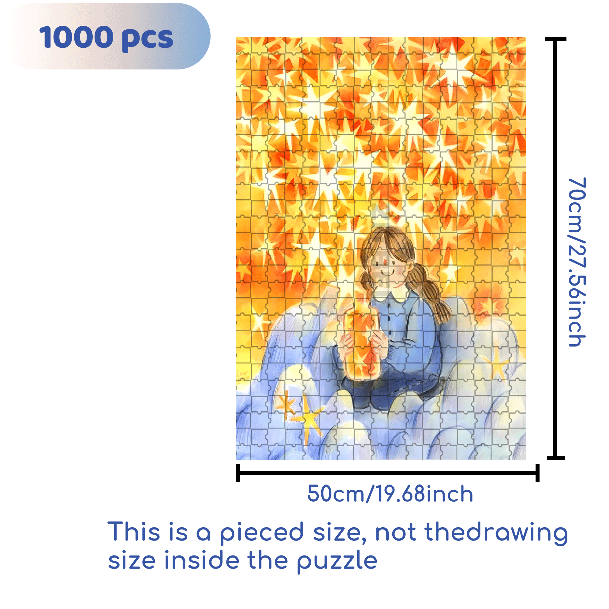 Traces Of Passing Time 500pcs/1000pcs Jigsaw Puzzle, Scratch-Resistant, Interactive Family Game & Brain-Boosting DIY Decor, Perfect for Halloween, Christmas & New Year Gifts, Family Puzzle Game