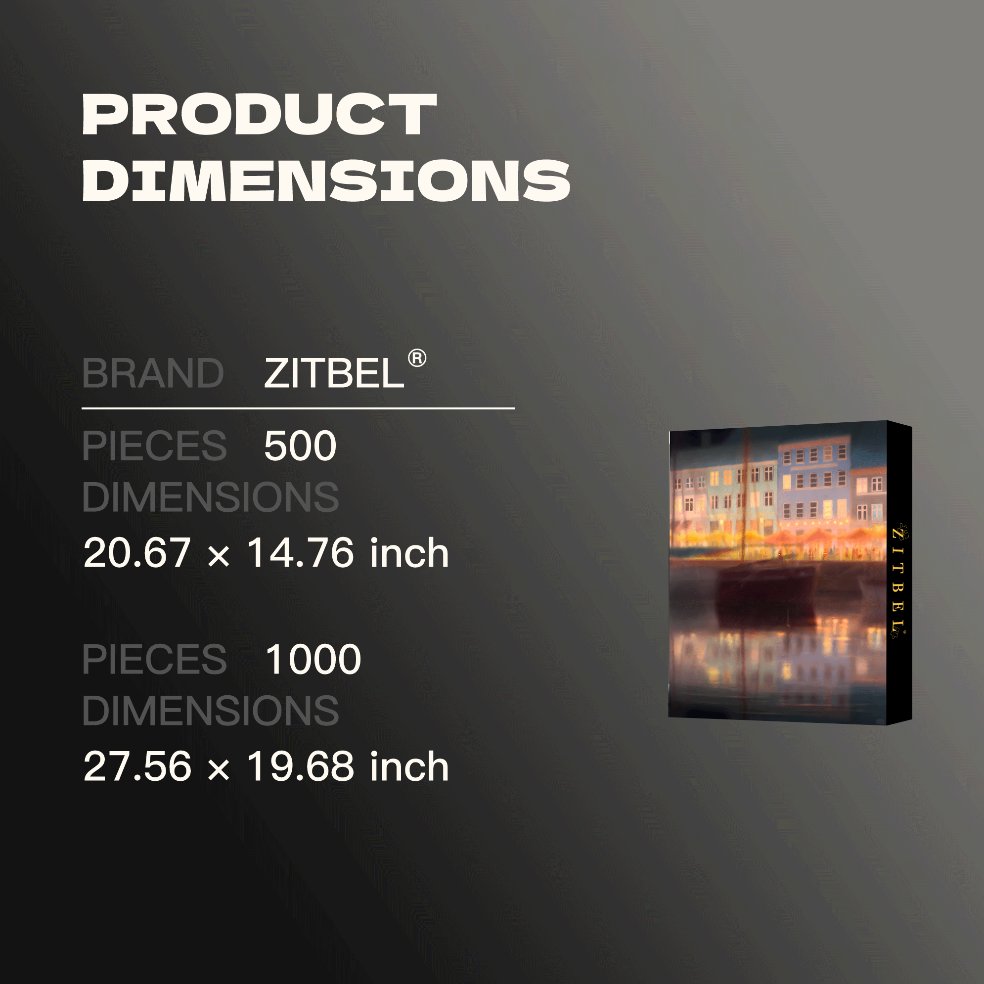 A Faint Light With Lights 500pcs/1000pcs Jigsaw Puzzle, Scratch-Resistant, Interactive Family Game & Brain-Boosting DIY Decor, Perfect for Halloween, Christmas & New Year Gifts, Family Puzzle Game