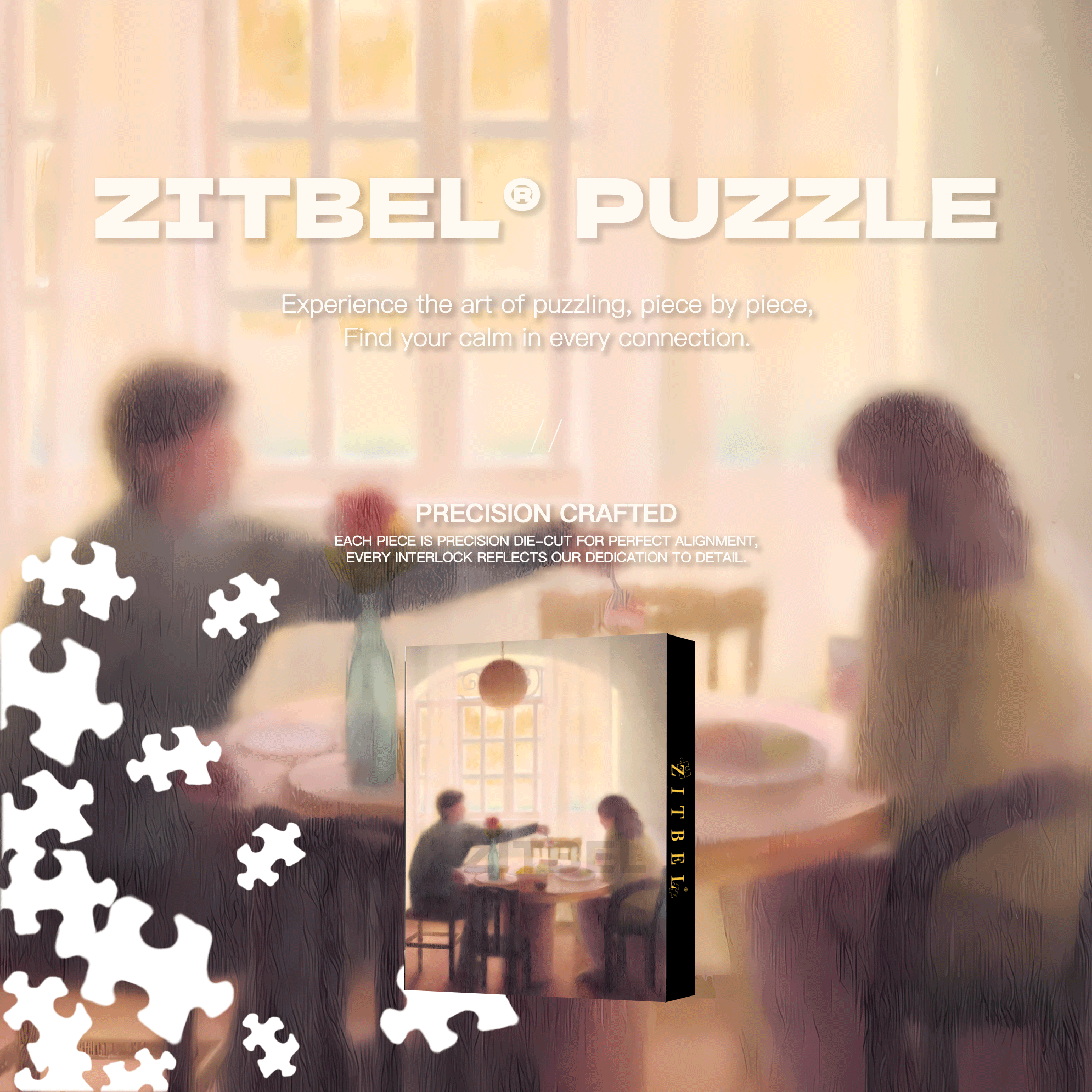 Capture Our Moments 500pcs/1000pcs Jigsaw Puzzle, Scratch-Resistant, Interactive Family Game & Brain-Boosting DIY Decor, Perfect for Halloween, Christmas & New Year Gifts, Family Puzzle Game