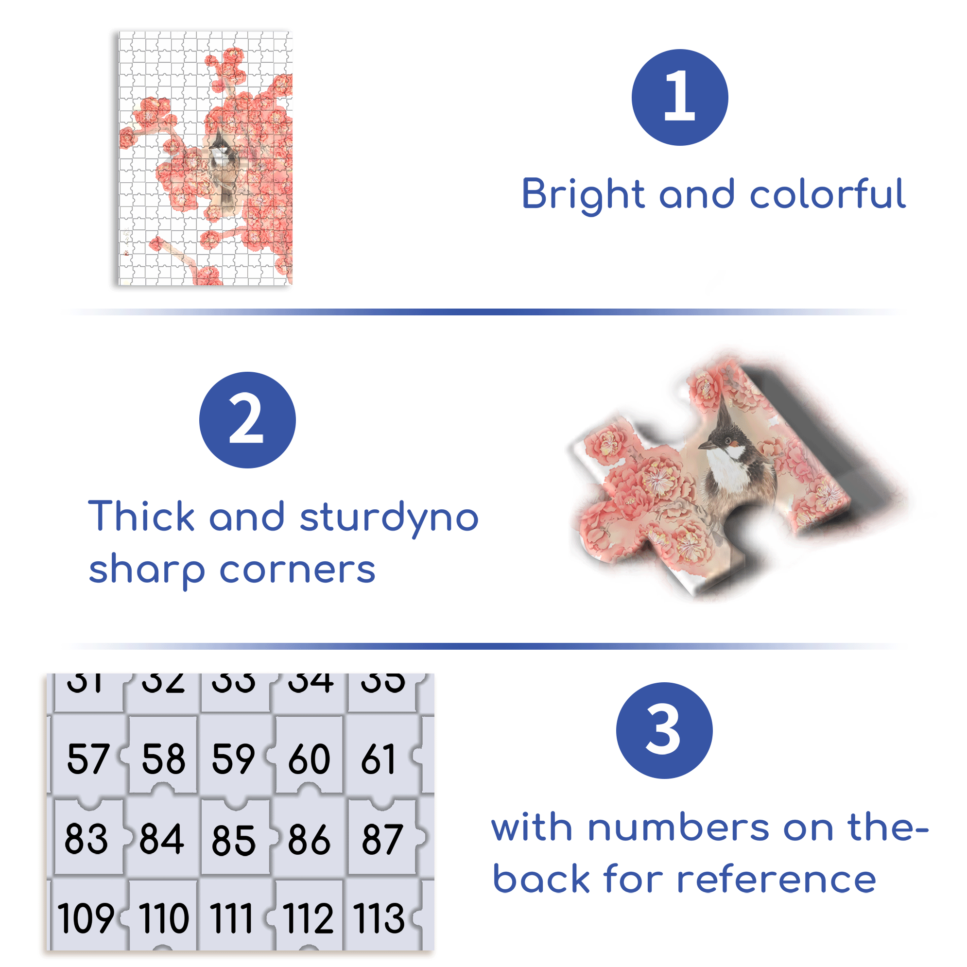 Birds Chirping Incessantly 500pcs/1000pcs Jigsaw Puzzle, Scratch-Resistant, Interactive Family Game & Brain-Boosting DIY Decor, Perfect for Halloween, Christmas & New Year Gifts, Family Puzzle Game