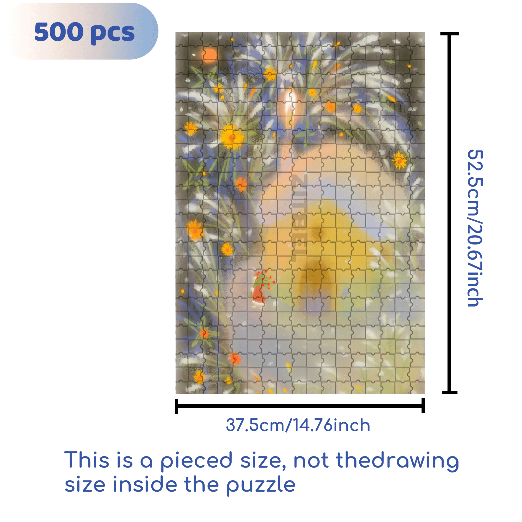 Christmas In A Snow House 500pcs/1000pcs Jigsaw Puzzle, Scratch-Resistant, Interactive Family Game & Brain-Boosting DIY Decor, Perfect for Halloween, Christmas & New Year Gifts, Family Puzzle Game