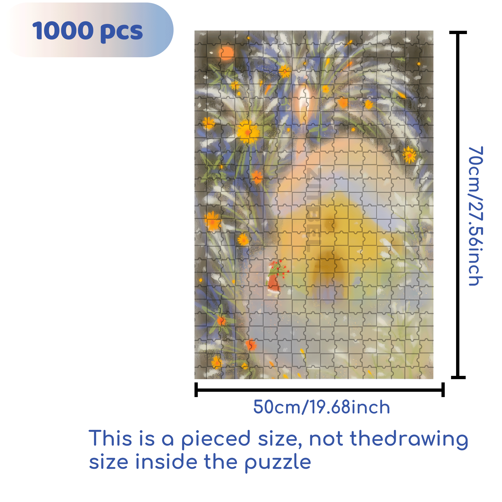 Christmas In A Snow House 500pcs/1000pcs Jigsaw Puzzle, Scratch-Resistant, Interactive Family Game & Brain-Boosting DIY Decor, Perfect for Halloween, Christmas & New Year Gifts, Family Puzzle Game