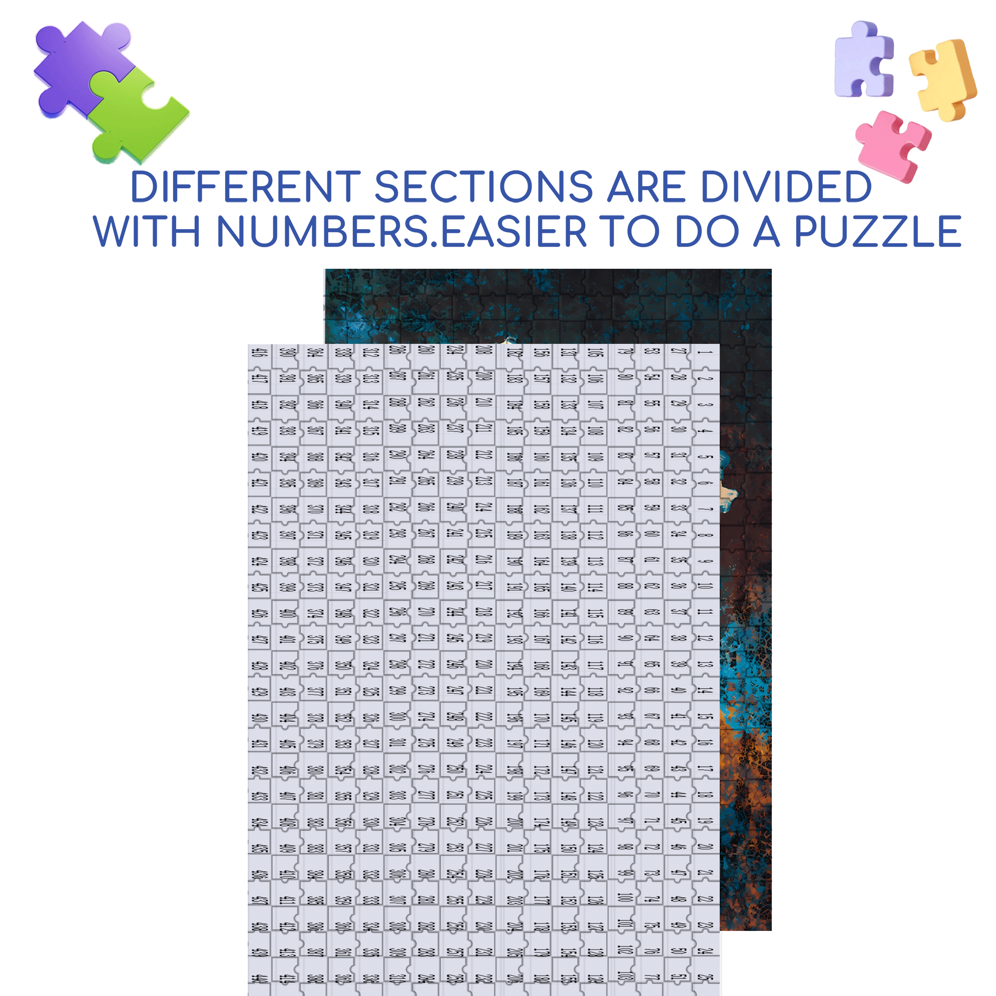 Eternal Kiss 500pcs/1000pcs Jigsaw Puzzle, Scratch-Resistant, Interactive Family Game & Brain-Boosting DIY Decor, Perfect for Halloween, Christmas & New Year Gifts, Family Puzzle Game