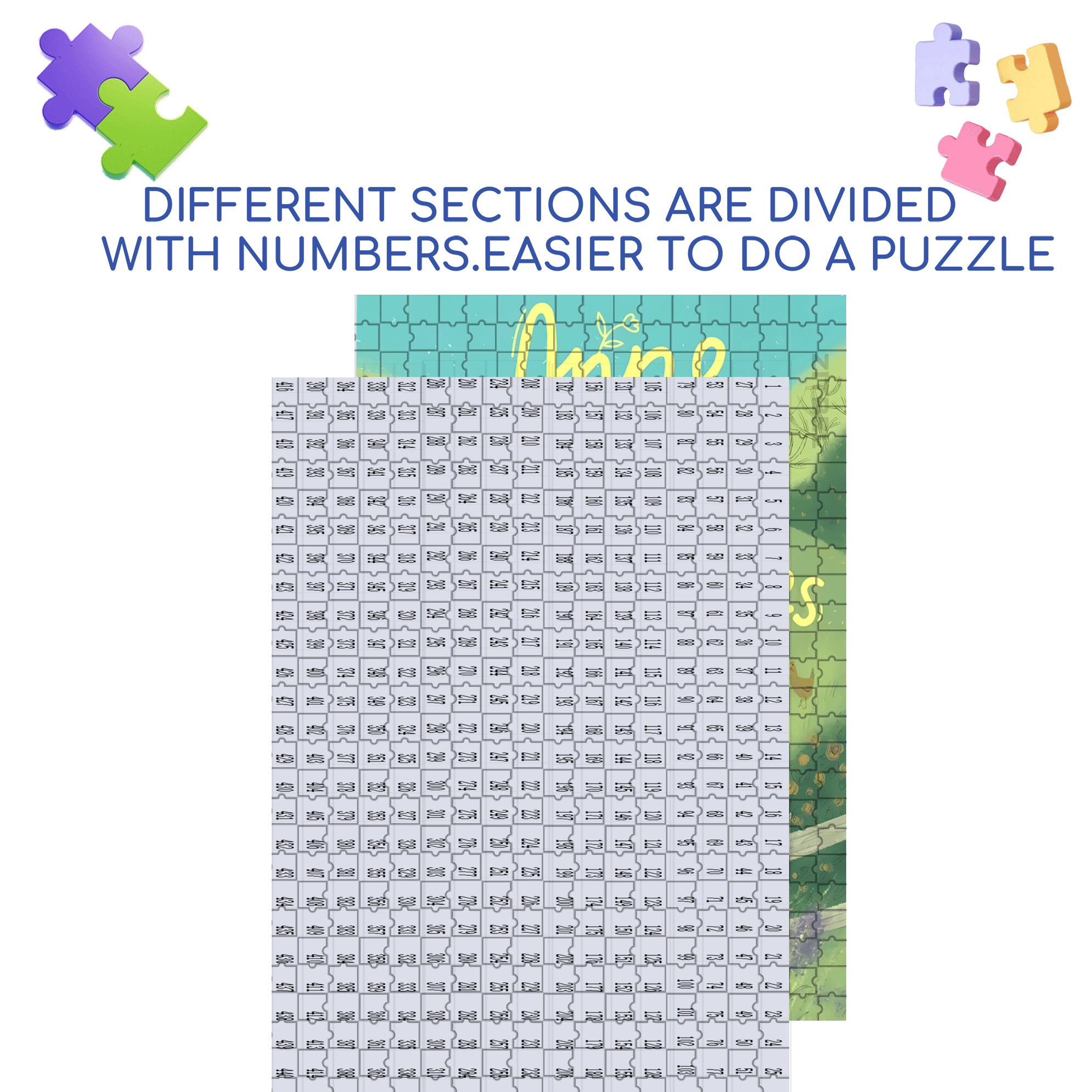 Green Gable 500pcs/1000pcs Jigsaw Puzzle, Scratch-Resistant, Interactive Family Game & Brain-Boosting DIY Decor, Perfect for Halloween, Christmas & New Year Gifts, Family Puzzle Game