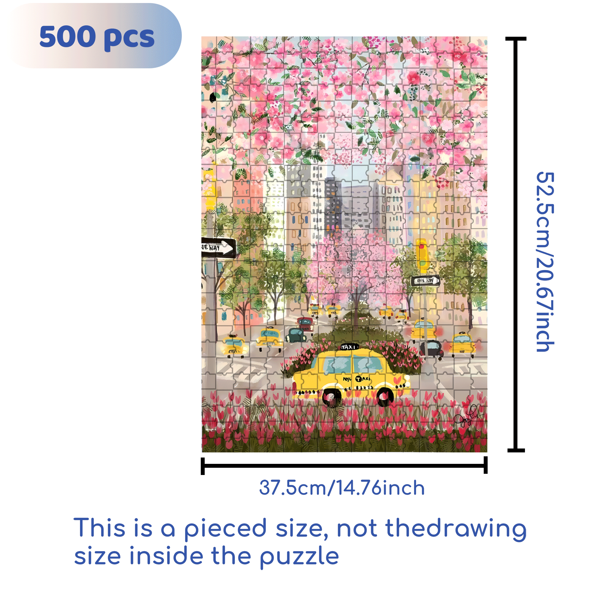 Live Your Life In A Gentle Manner 10 500pcs/1000pcs Jigsaw Puzzle, Scratch-Resistant, Interactive Family Game & Brain-Boosting DIY Decor, Perfect for Halloween, Christmas & New Year Gifts, Family Puzzle Game