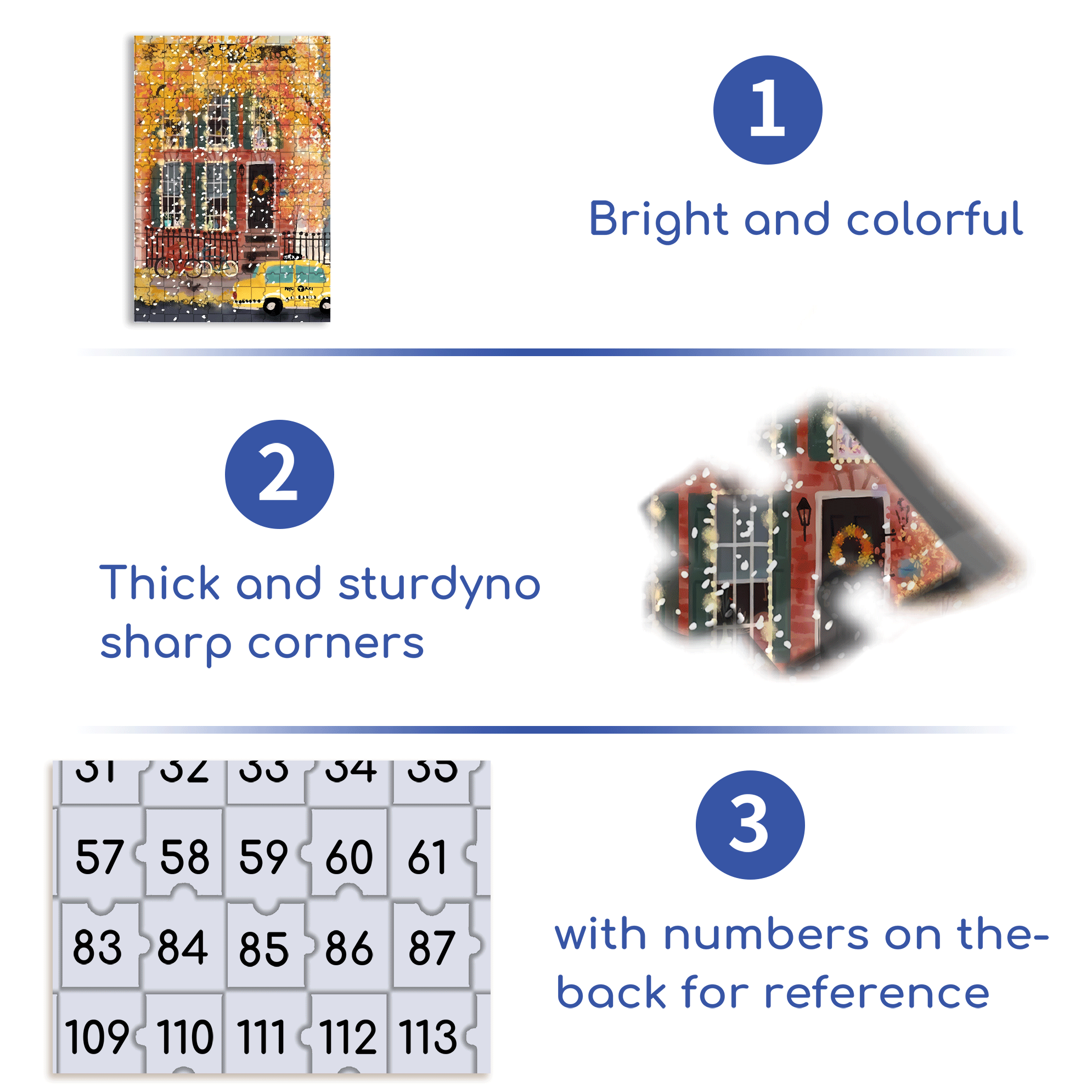 Live Your Life In A Gentle Manner 12 500pcs/1000pcs Jigsaw Puzzle, Scratch-Resistant, Interactive Family Game & Brain-Boosting DIY Decor, Perfect for Halloween, Christmas & New Year Gifts, Family Puzzle Game