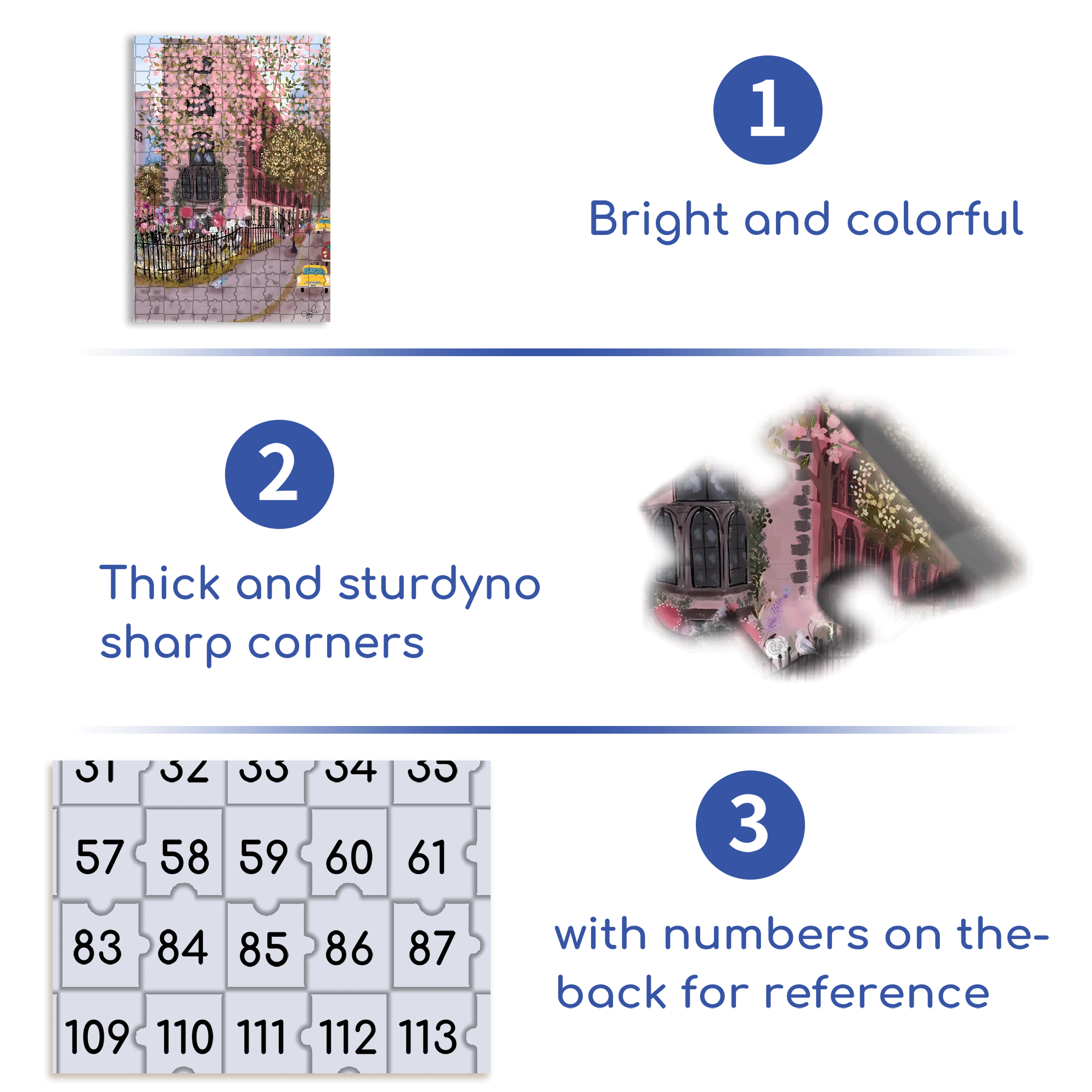 Live Your Life In A Gentle Manner 17 500pcs/1000pcs Jigsaw Puzzle, Scratch-Resistant, Interactive Family Game & Brain-Boosting DIY Decor, Perfect for Halloween, Christmas & New Year Gifts, Family Puzzle Game