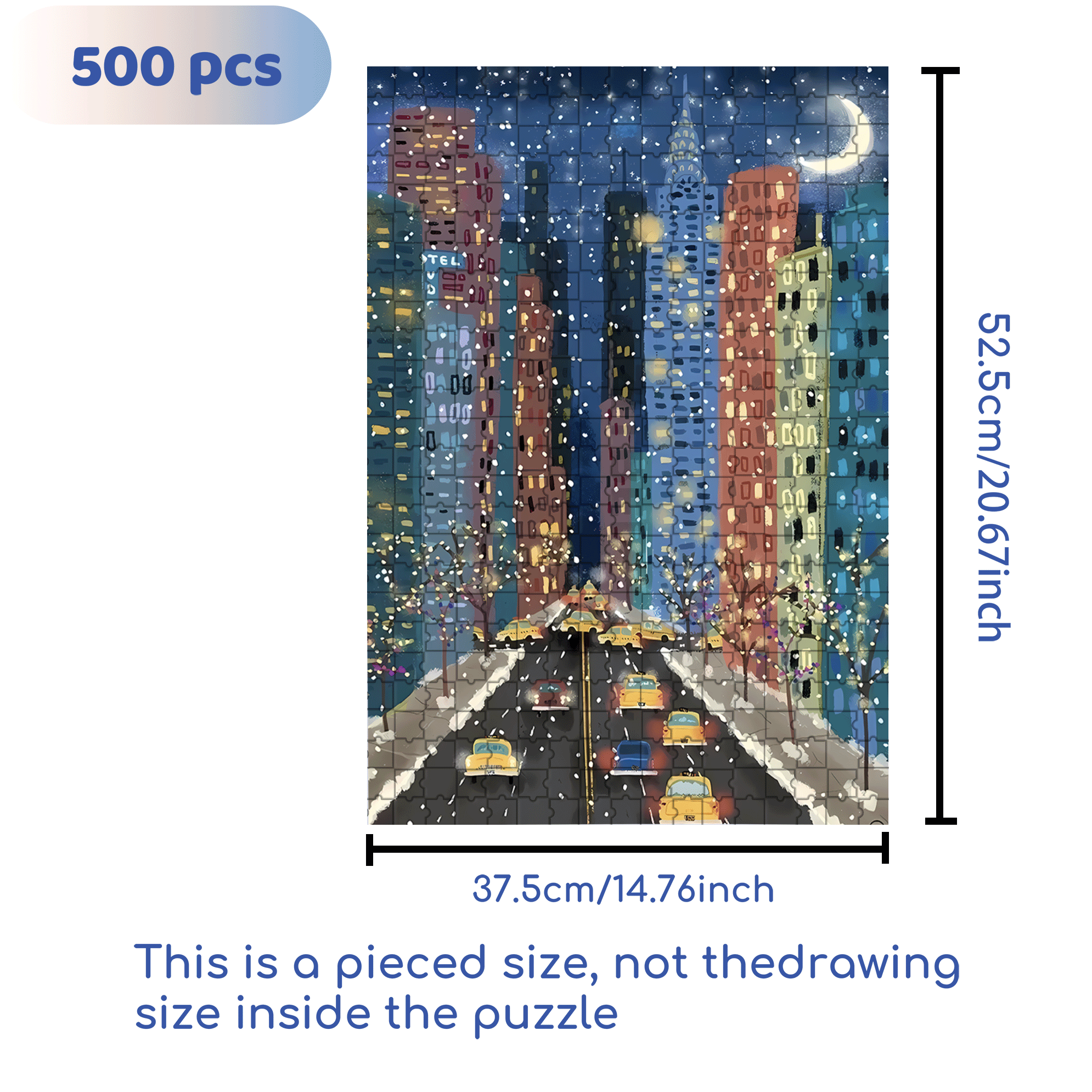 Live Your Life In A Gentle Manner 2 500pcs/1000pcs Jigsaw Puzzle, Scratch-Resistant, Interactive Family Game & Brain-Boosting DIY Decor, Perfect for Halloween, Christmas & New Year Gifts, Family Puzzle Game
