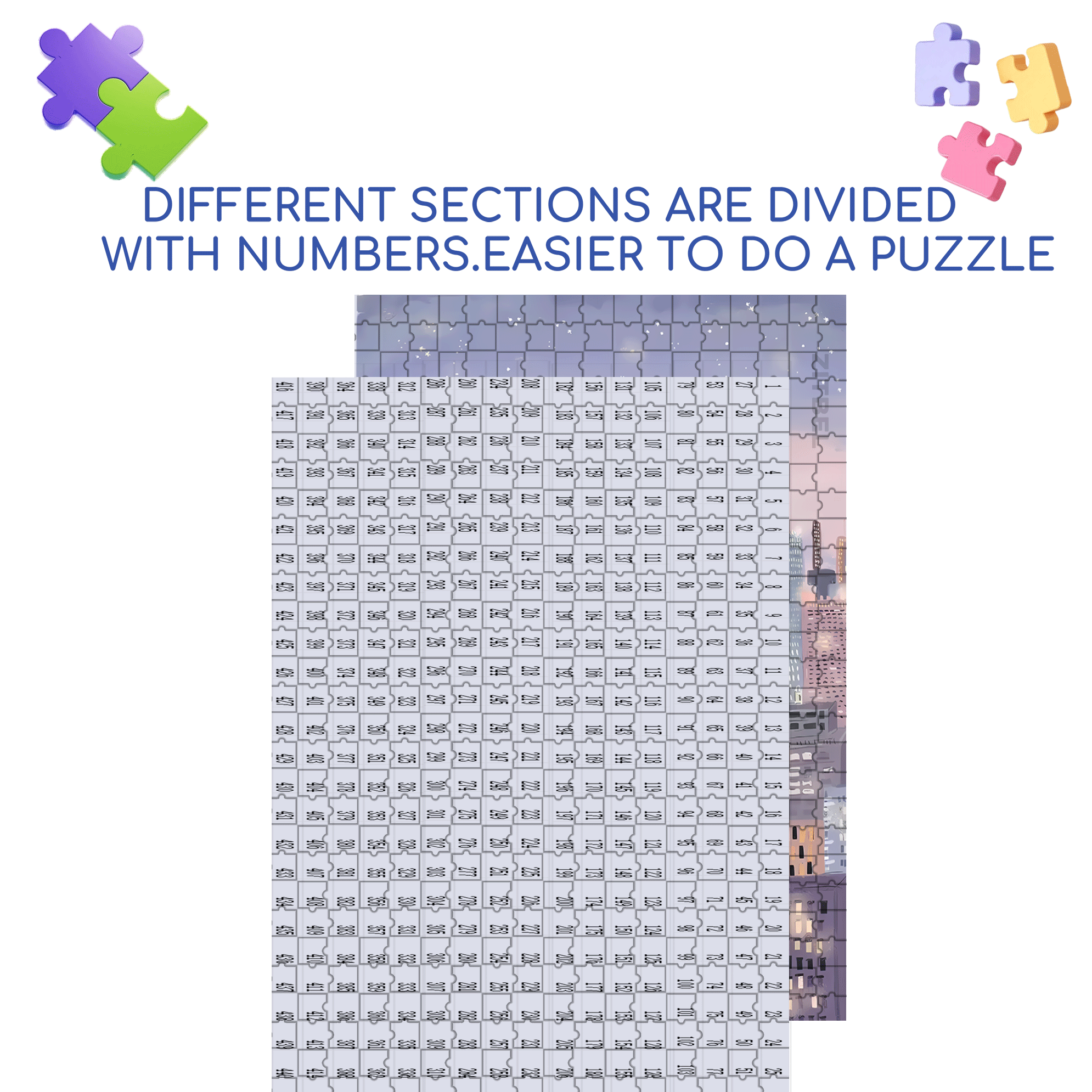 Live Your Life In A Gentle Manner 25 500pcs/1000pcs Jigsaw Puzzle, Scratch-Resistant, Interactive Family Game & Brain-Boosting DIY Decor, Perfect for Halloween, Christmas & New Year Gifts, Family Puzzle Game