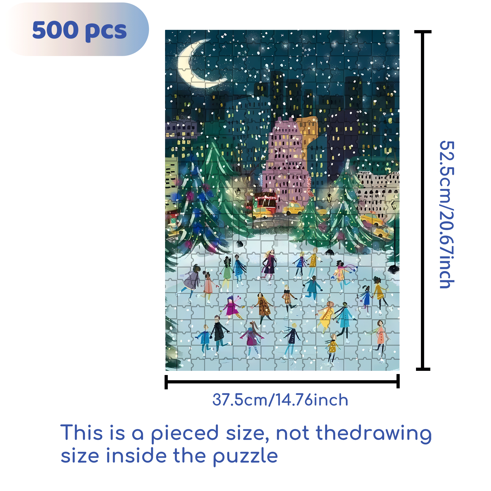 Live Your Life In A Gentle Manner 29 500pcs/1000pcs Jigsaw Puzzle, Scratch-Resistant, Interactive Family Game & Brain-Boosting DIY Decor, Perfect for Halloween, Christmas & New Year Gifts, Family Puzzle Game