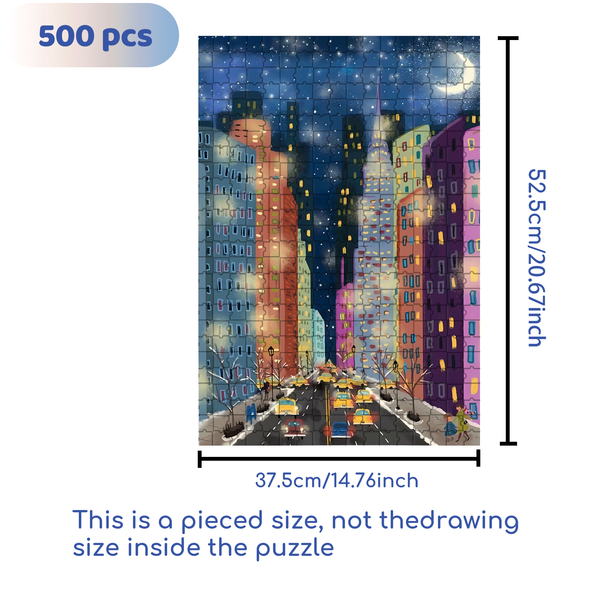 Live Your Life In A Gentle Manner 3 500pcs/1000pcs Jigsaw Puzzle, Scratch-Resistant, Interactive Family Game & Brain-Boosting DIY Decor, Perfect for Halloween, Christmas & New Year Gifts, Family Puzzle Game