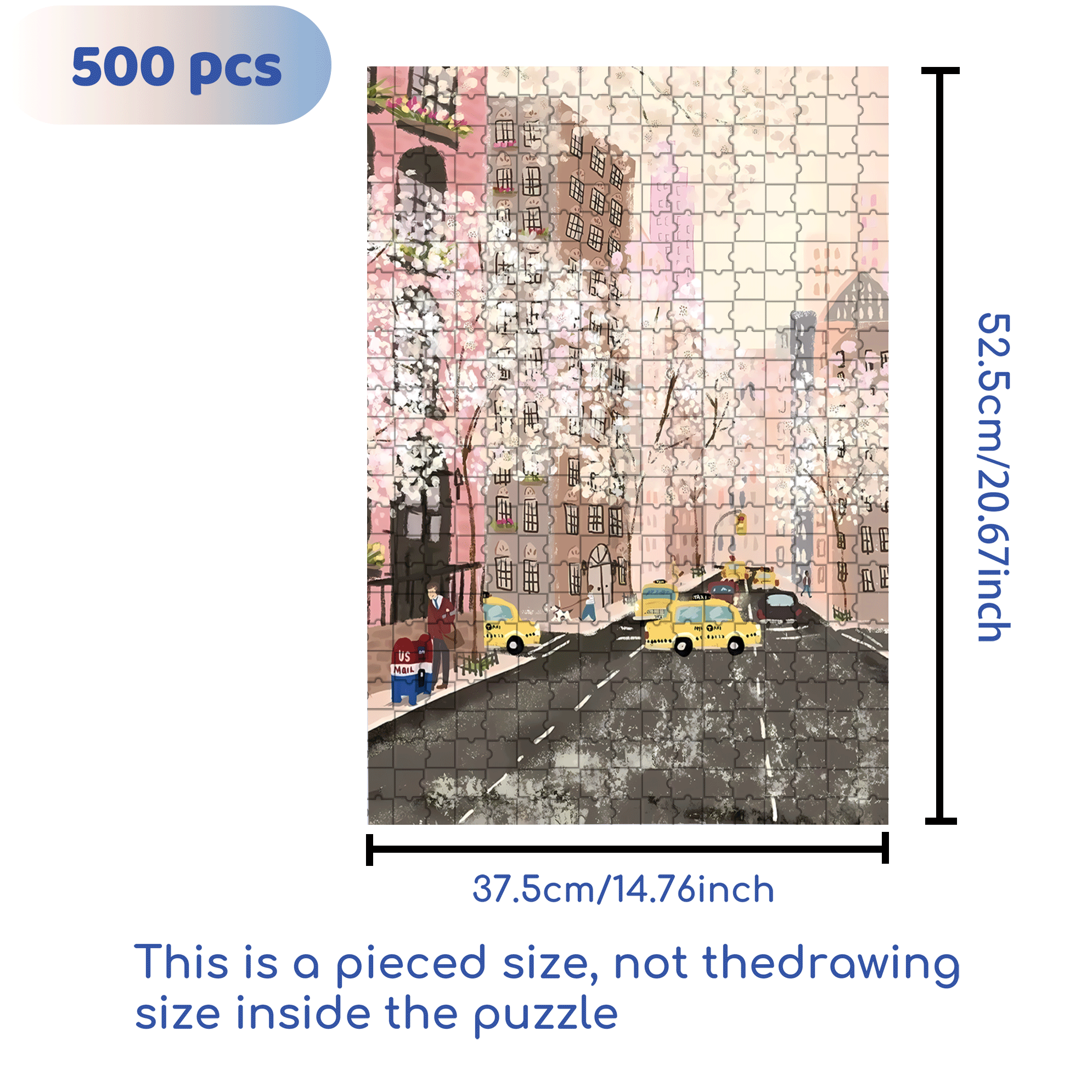 Live Your Life In A Gentle Manner 4 500pcs/1000pcs Jigsaw Puzzle, Scratch-Resistant, Interactive Family Game & Brain-Boosting DIY Decor, Perfect for Halloween, Christmas & New Year Gifts, Family Puzzle Game