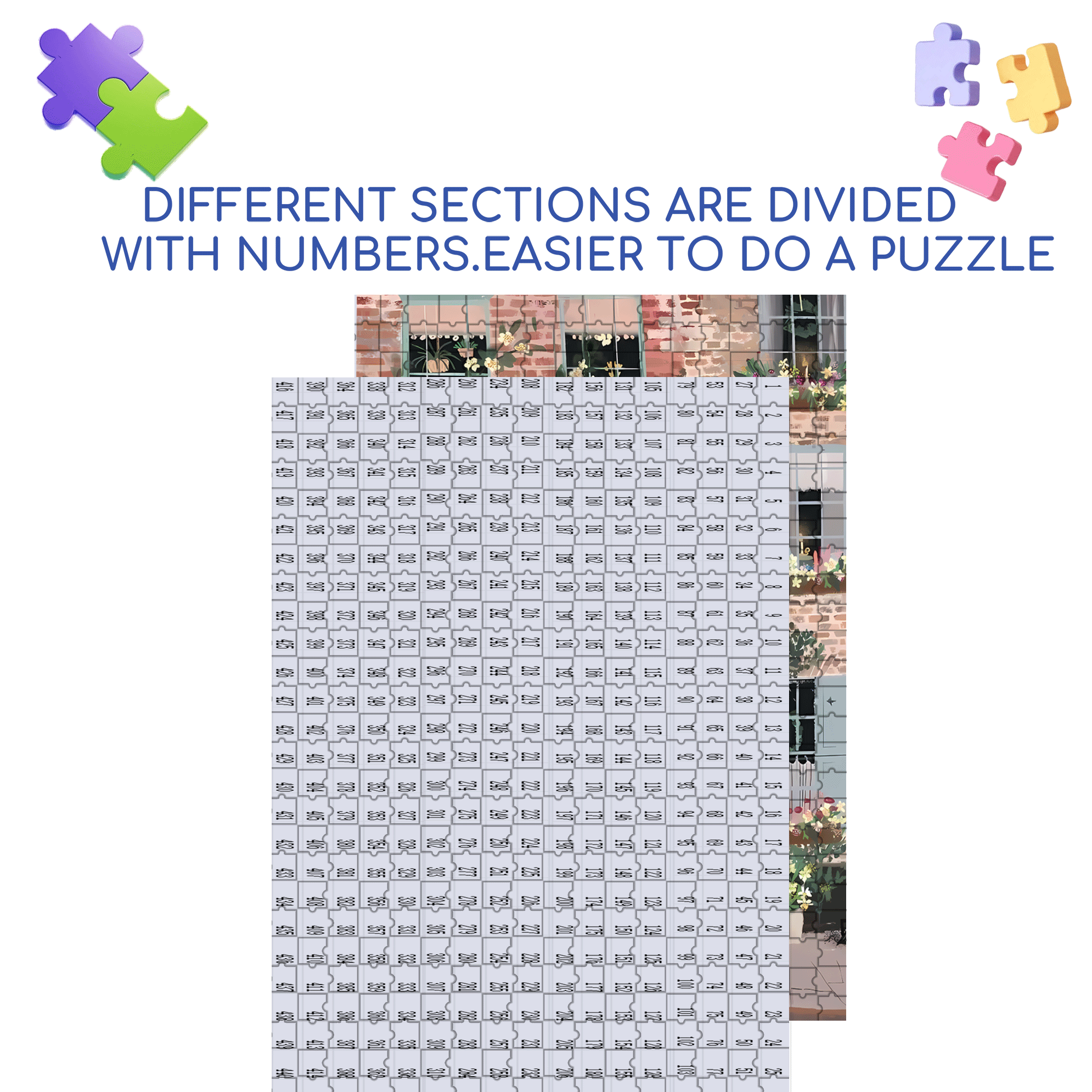 Live Your Life In A Gentle Manner 5 500pcs/1000pcs Jigsaw Puzzle, Scratch-Resistant, Interactive Family Game & Brain-Boosting DIY Decor, Perfect for Halloween, Christmas & New Year Gifts, Family Puzzle Game
