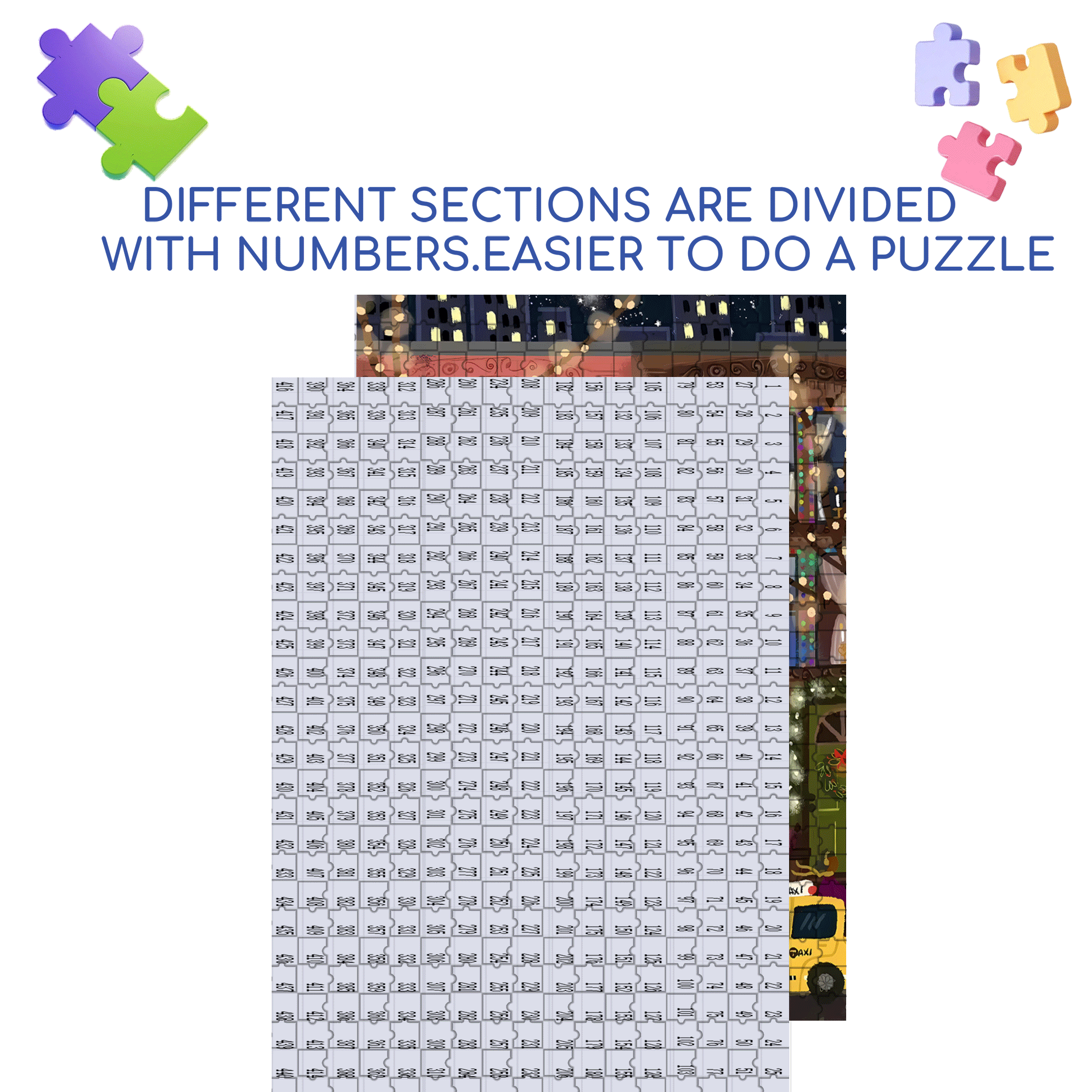 Live Your Life In A Gentle Manner 7 500pcs/1000pcs Jigsaw Puzzle, Scratch-Resistant, Interactive Family Game & Brain-Boosting DIY Decor, Perfect for Halloween, Christmas & New Year Gifts, Family Puzzle Game