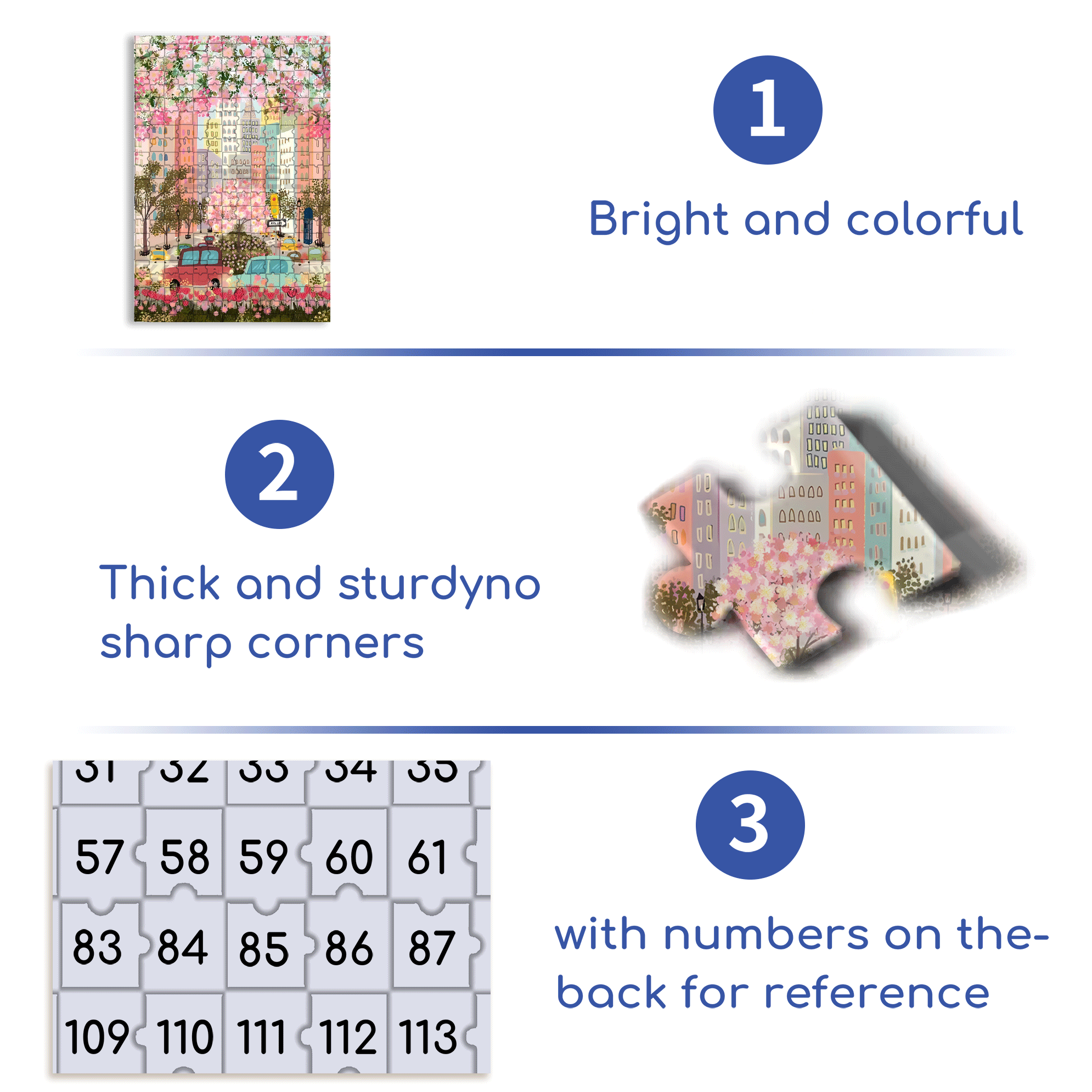 Live Your Life In A Gentle Manner 8 500pcs/1000pcs Jigsaw Puzzle, Scratch-Resistant, Interactive Family Game & Brain-Boosting DIY Decor, Perfect for Halloween, Christmas & New Year Gifts, Family Puzzle Game