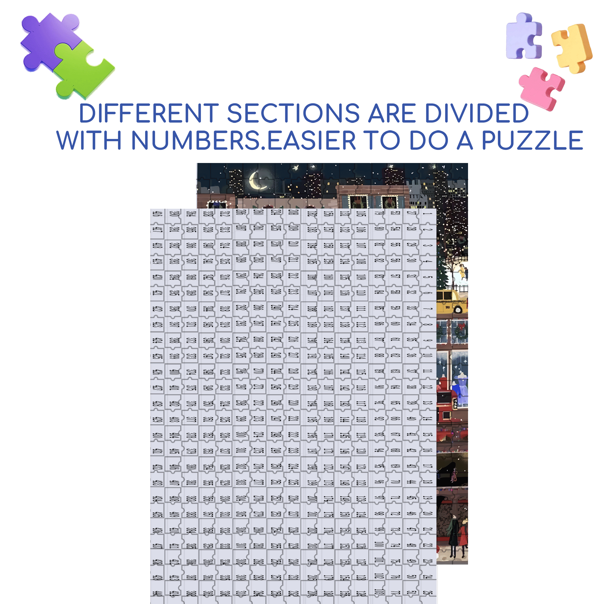 Live Your Life In A Gentle Manner 500pcs/1000pcs Jigsaw Puzzle, Scratch-Resistant, Interactive Family Game & Brain-Boosting DIY Decor, Perfect for Halloween, Christmas & New Year Gifts, Family Puzzle Game