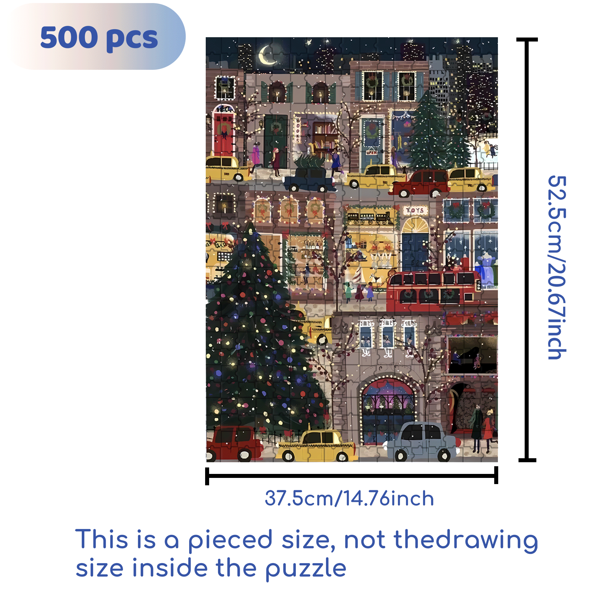 Live Your Life In A Gentle Manner 500pcs/1000pcs Jigsaw Puzzle, Scratch-Resistant, Interactive Family Game & Brain-Boosting DIY Decor, Perfect for Halloween, Christmas & New Year Gifts, Family Puzzle Game