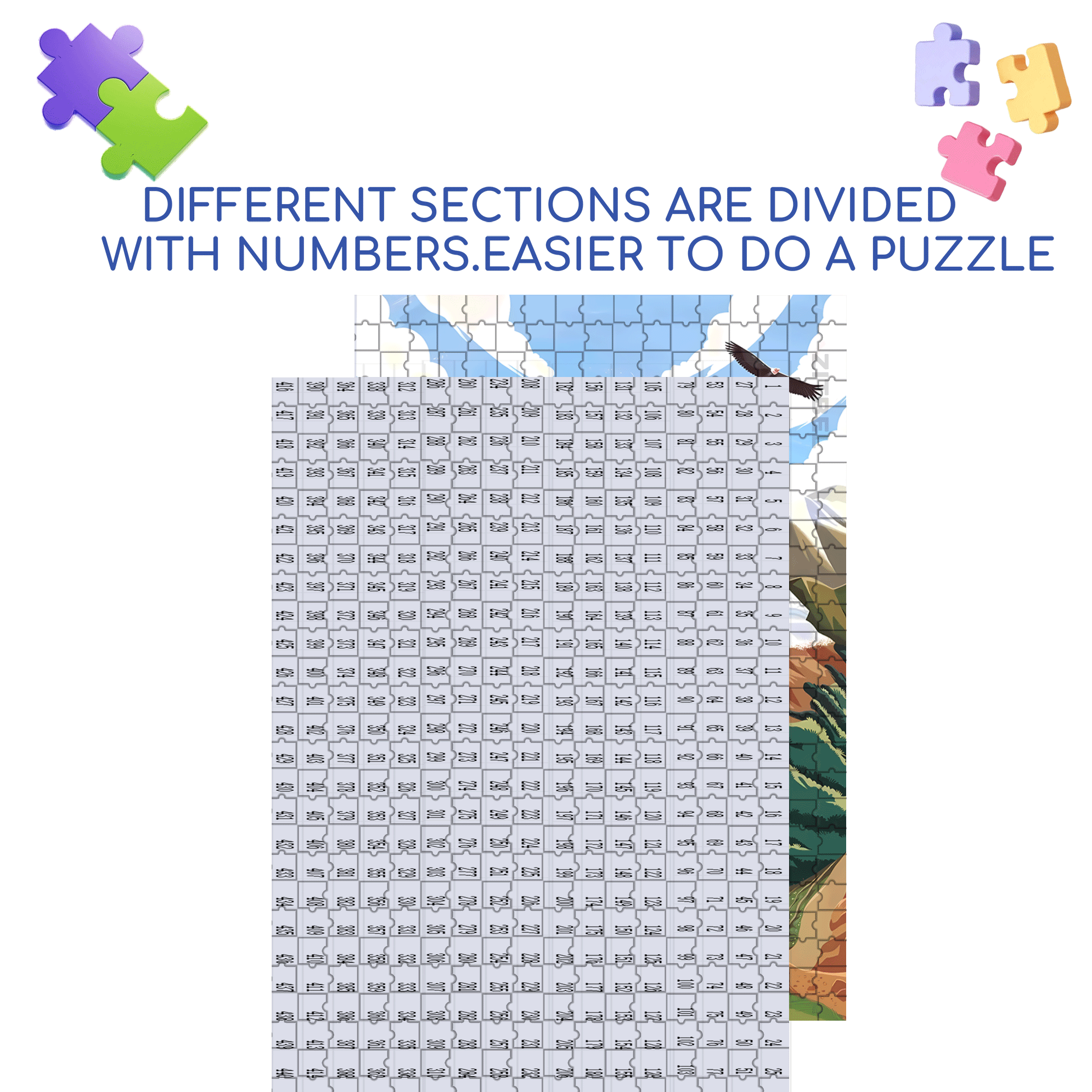 Mother Earth 500pcs/1000pcs Jigsaw Puzzle, Scratch-Resistant, Interactive Family Game & Brain-Boosting DIY Decor, Perfect for Halloween, Christmas & New Year Gifts, Family Puzzle Game