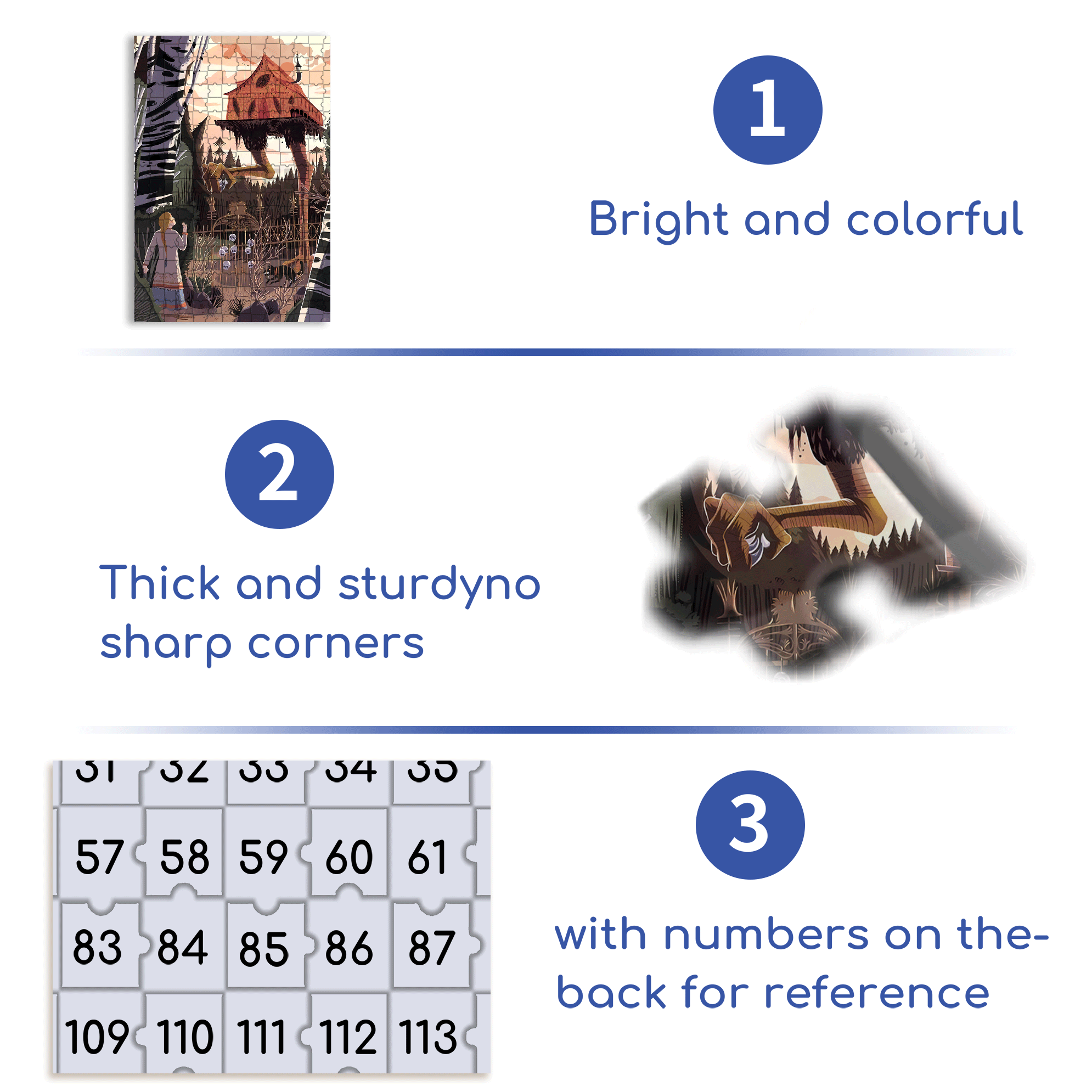 Norse Mythology 45 500pcs/1000pcs Jigsaw Puzzle, Scratch-Resistant, Interactive Family Game & Brain-Boosting DIY Decor, Perfect for Halloween, Christmas & New Year Gifts, Family Puzzle Game