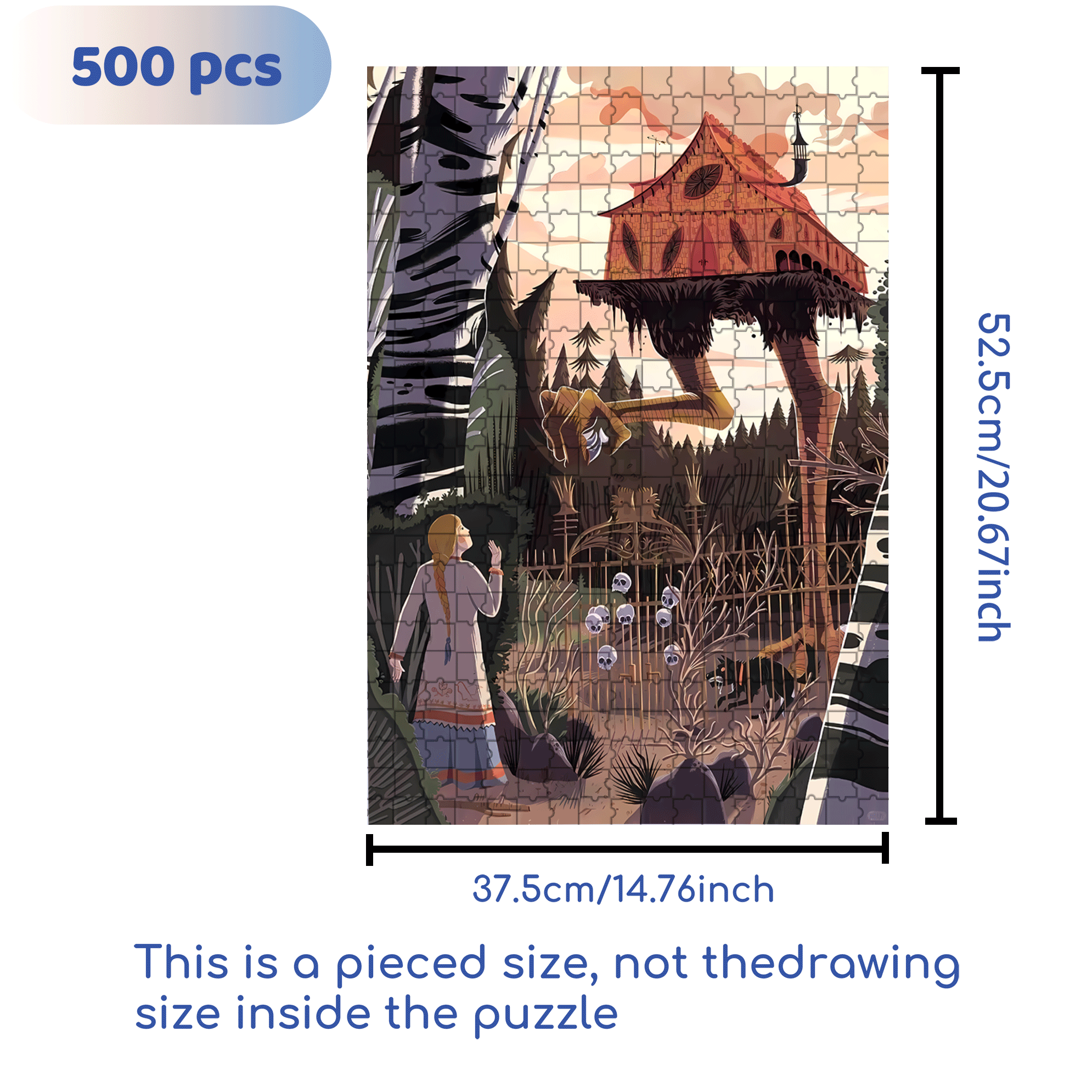 Norse Mythology 45 500pcs/1000pcs Jigsaw Puzzle, Scratch-Resistant, Interactive Family Game & Brain-Boosting DIY Decor, Perfect for Halloween, Christmas & New Year Gifts, Family Puzzle Game