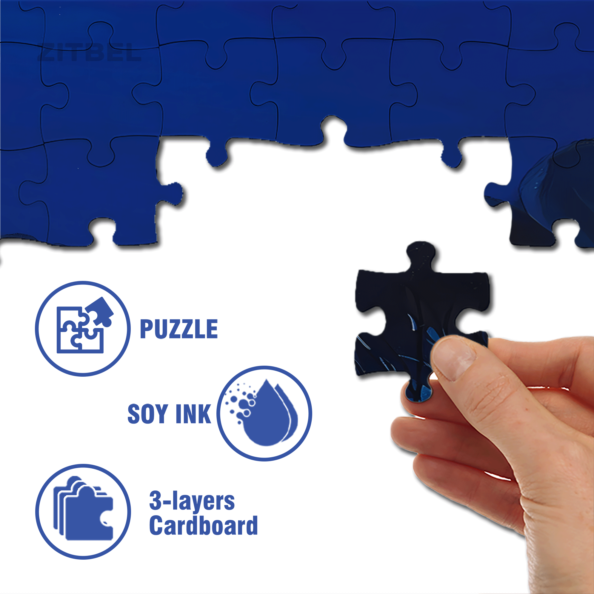 The Light In The Dark Night 500pcs/1000pcs Jigsaw Puzzle, Scratch-Resistant, Interactive Family Game & Brain-Boosting DIY Decor, Perfect for Halloween, Christmas & New Year Gifts, Family Puzzle Game