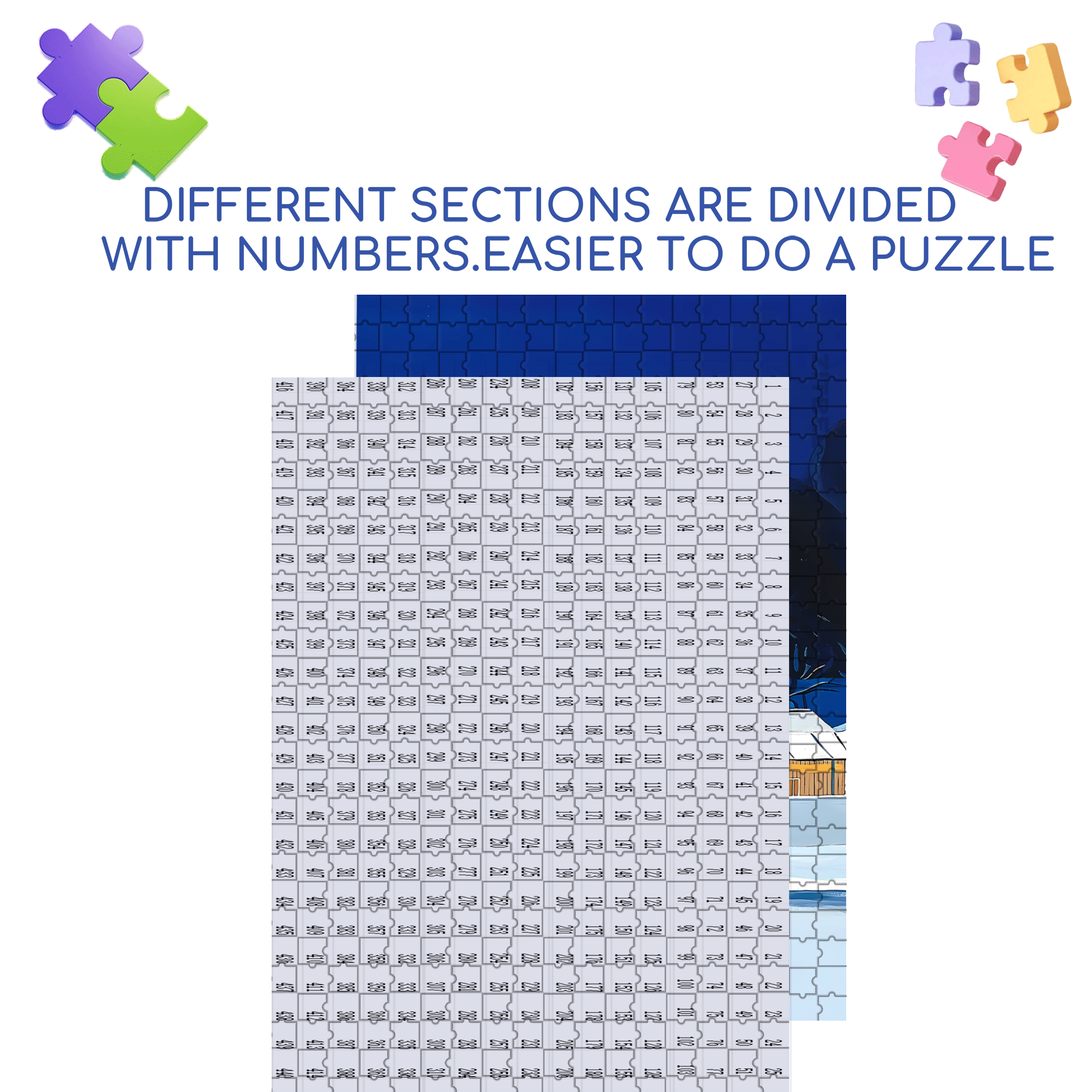 The Light In The Dark Night 500pcs/1000pcs Jigsaw Puzzle, Scratch-Resistant, Interactive Family Game & Brain-Boosting DIY Decor, Perfect for Halloween, Christmas & New Year Gifts, Family Puzzle Game
