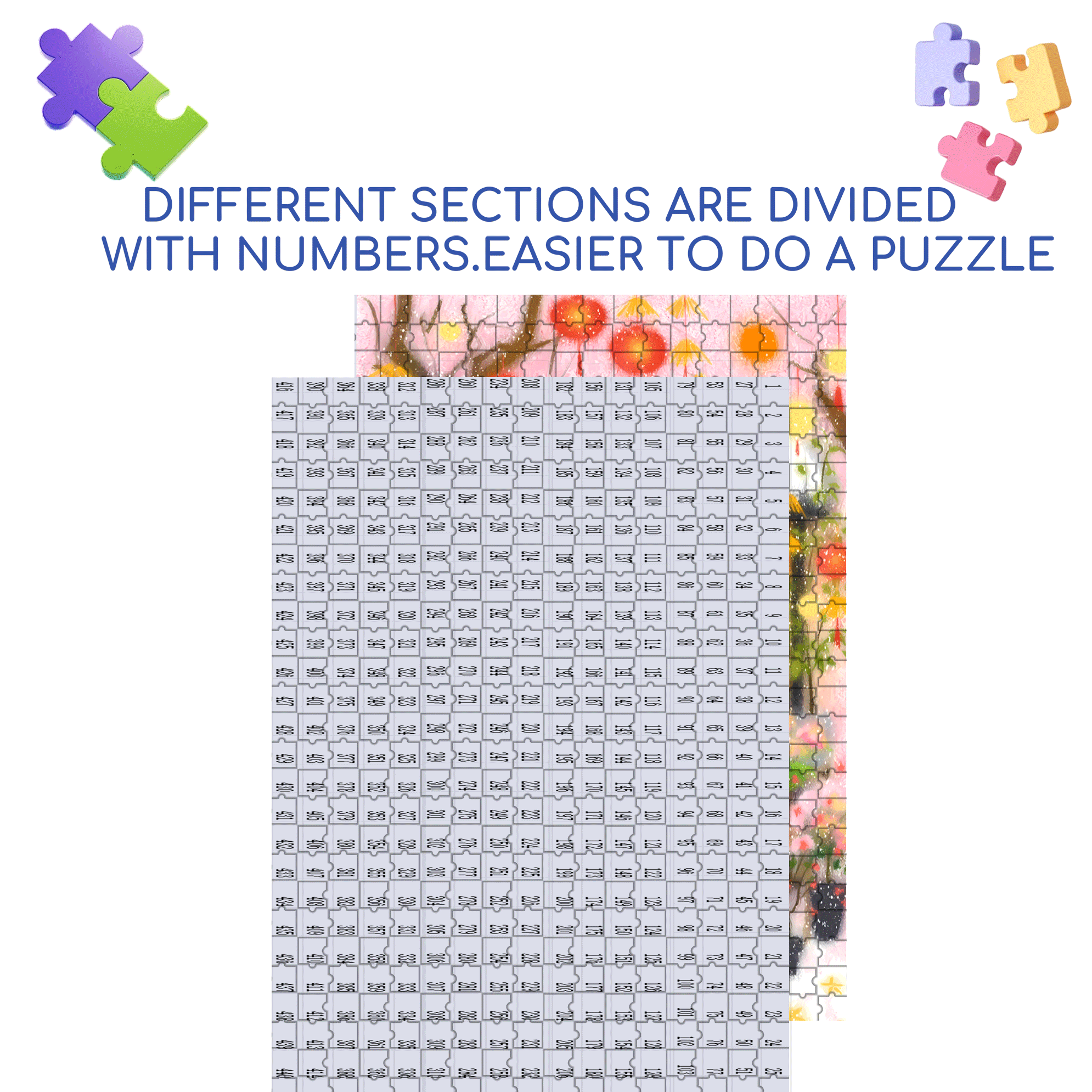 The New Year Is Approaching 500pcs/1000pcs Jigsaw Puzzle, Scratch-Resistant, Interactive Family Game & Brain-Boosting DIY Decor, Perfect for Halloween, Christmas & New Year Gifts, Family Puzzle Game