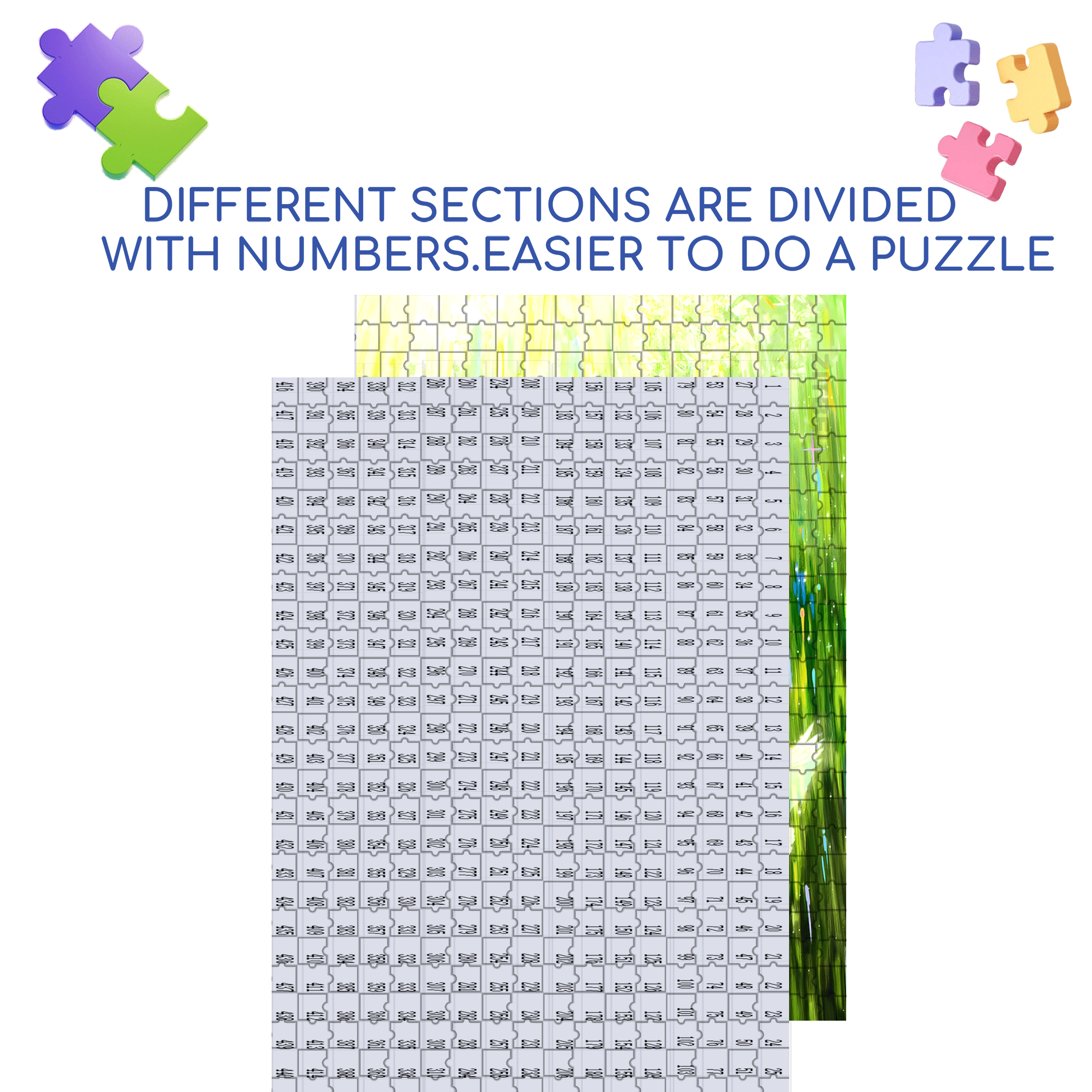 Toward The Spring Sunlight 500pcs/1000pcs Jigsaw Puzzle, Scratch-Resistant, Interactive Family Game & Brain-Boosting DIY Decor, Perfect for Halloween, Christmas & New Year Gifts, Family Puzzle Game