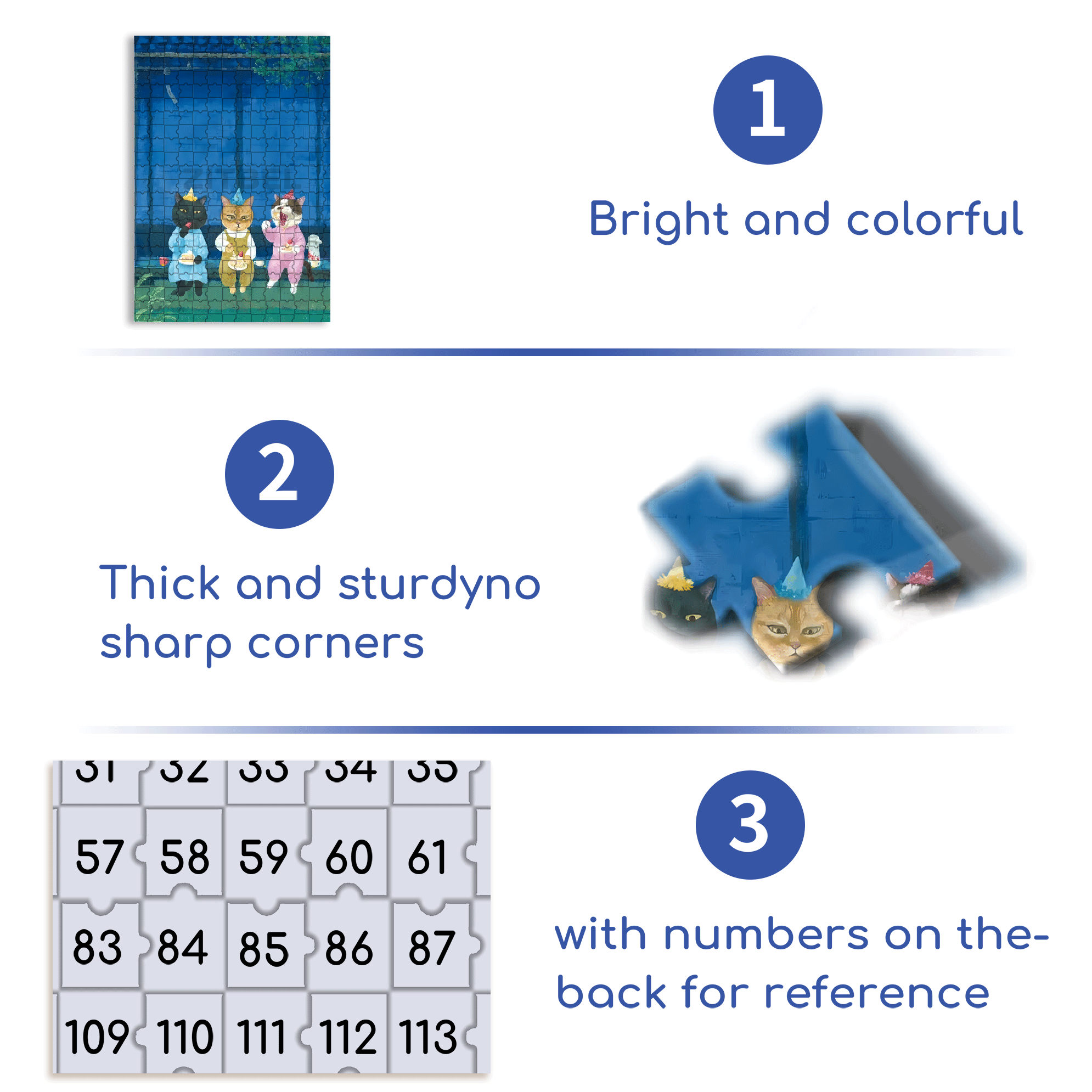 Under The Moon Before The Cat 500pcs/1000pcs Jigsaw Puzzle, Scratch-Resistant, Interactive Family Game & Brain-Boosting DIY Decor, Perfect for Halloween, Christmas & New Year Gifts, Family Puzzle Game