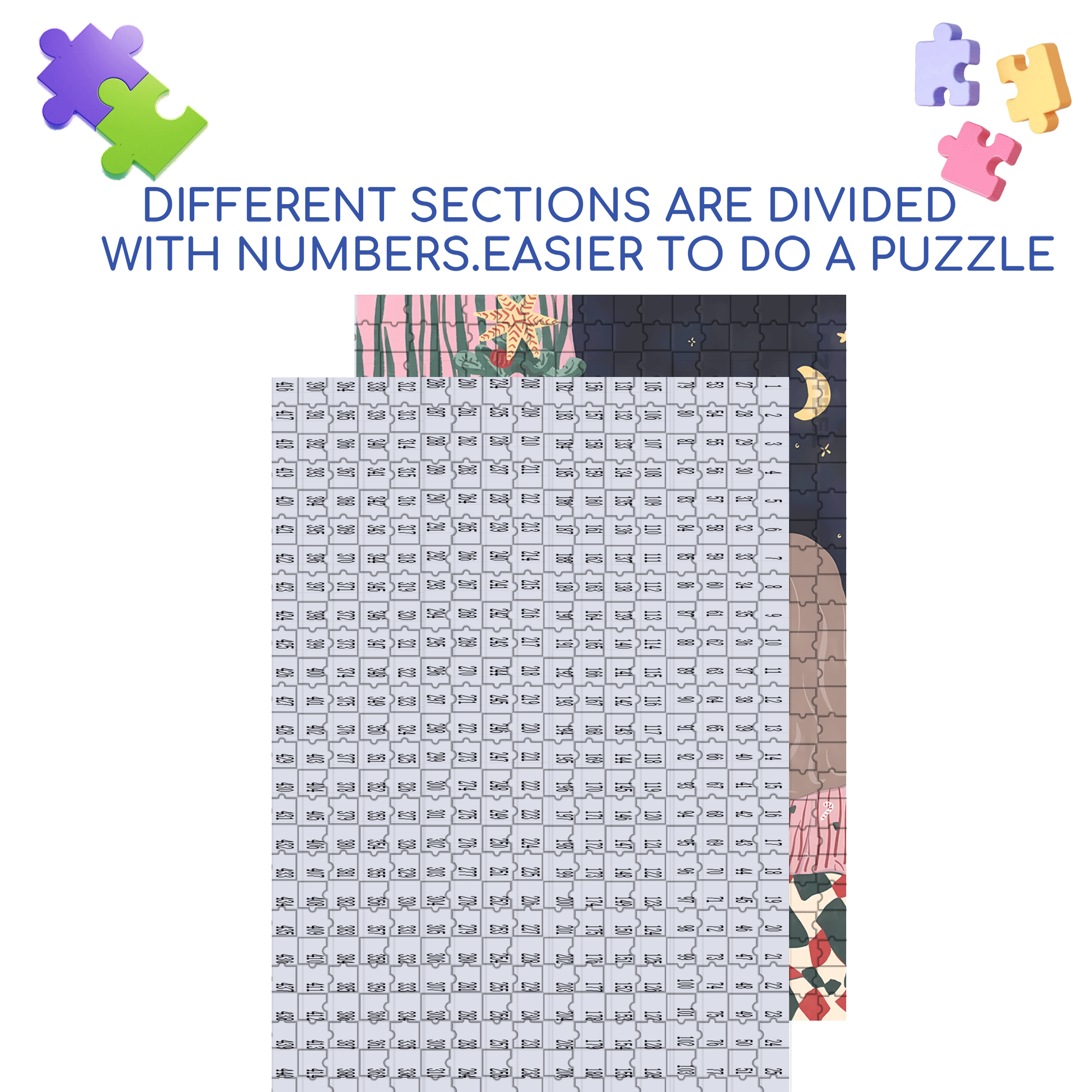 Warm Christmas 2 500pcs/1000pcs Jigsaw Puzzle, Scratch-Resistant, Interactive Family Game & Brain-Boosting DIY Decor, Perfect for Halloween, Christmas & New Year Gifts, Family Puzzle Game