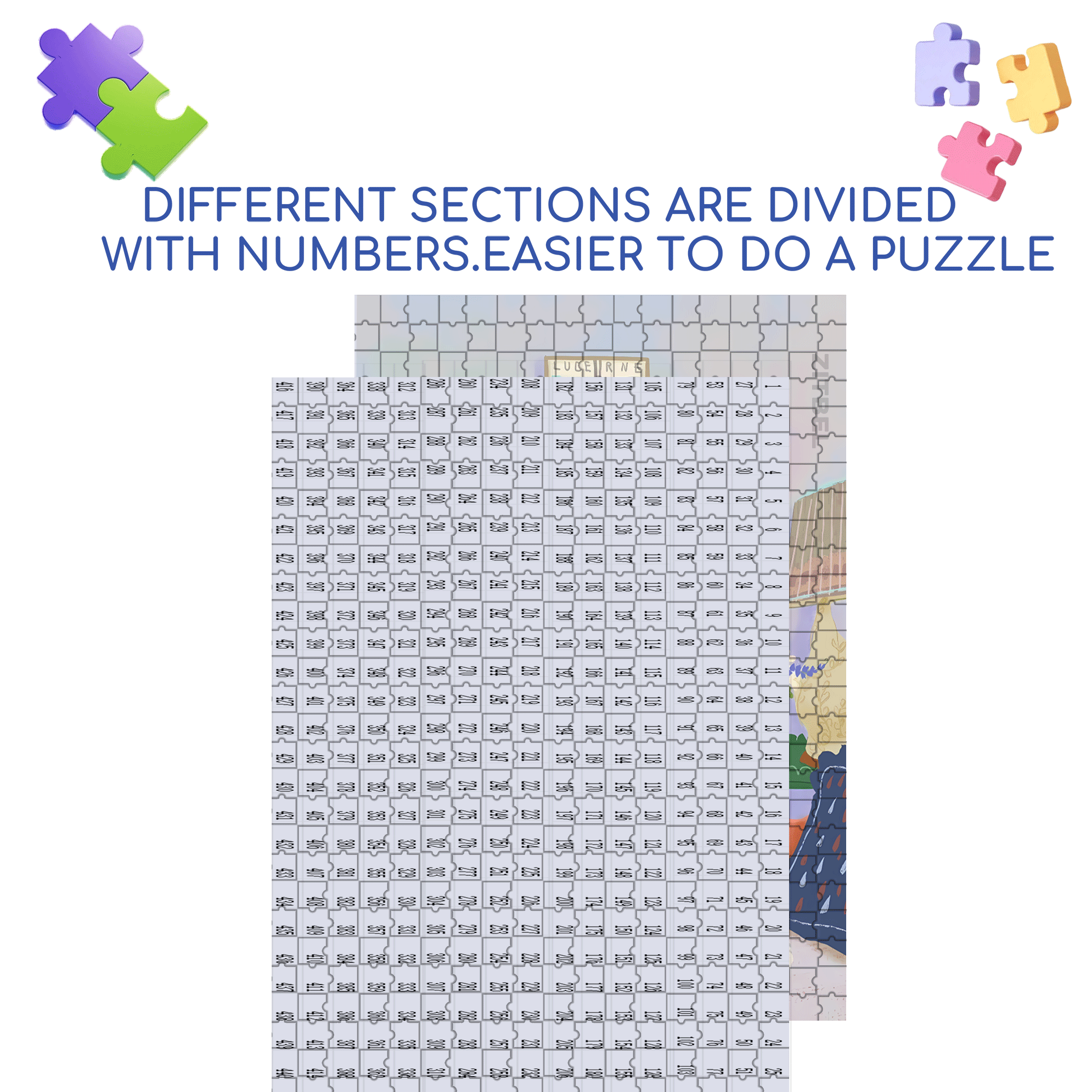 Count How Many Kittens Are In The Picture 500pcs/1000pcs Jigsaw Puzzle, Scratch-Resistant, Interactive Family Game & Brain-Boosting DIY Decor, Perfect for Halloween, Christmas & New Year Gifts, Family Puzzle Game
