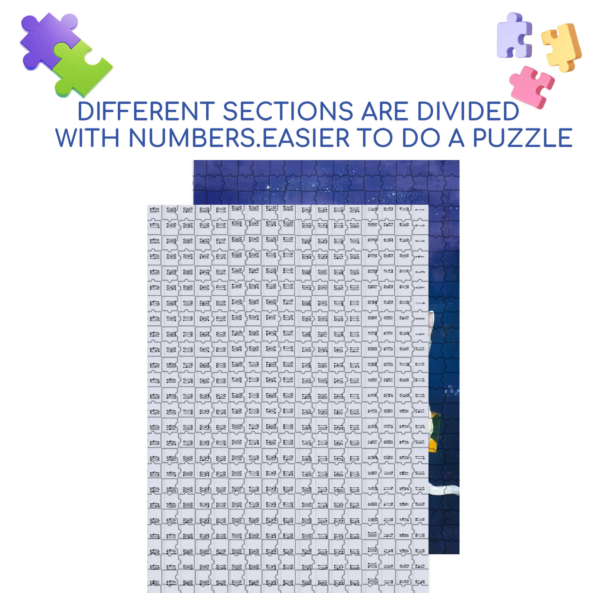 Dandelion's Promise 1 500pcs/1000pcs Jigsaw Puzzle, Scratch-Resistant, Interactive Family Game & Brain-Boosting DIY Decor, Perfect for Halloween, Christmas & New Year Gifts, Family Puzzle Game