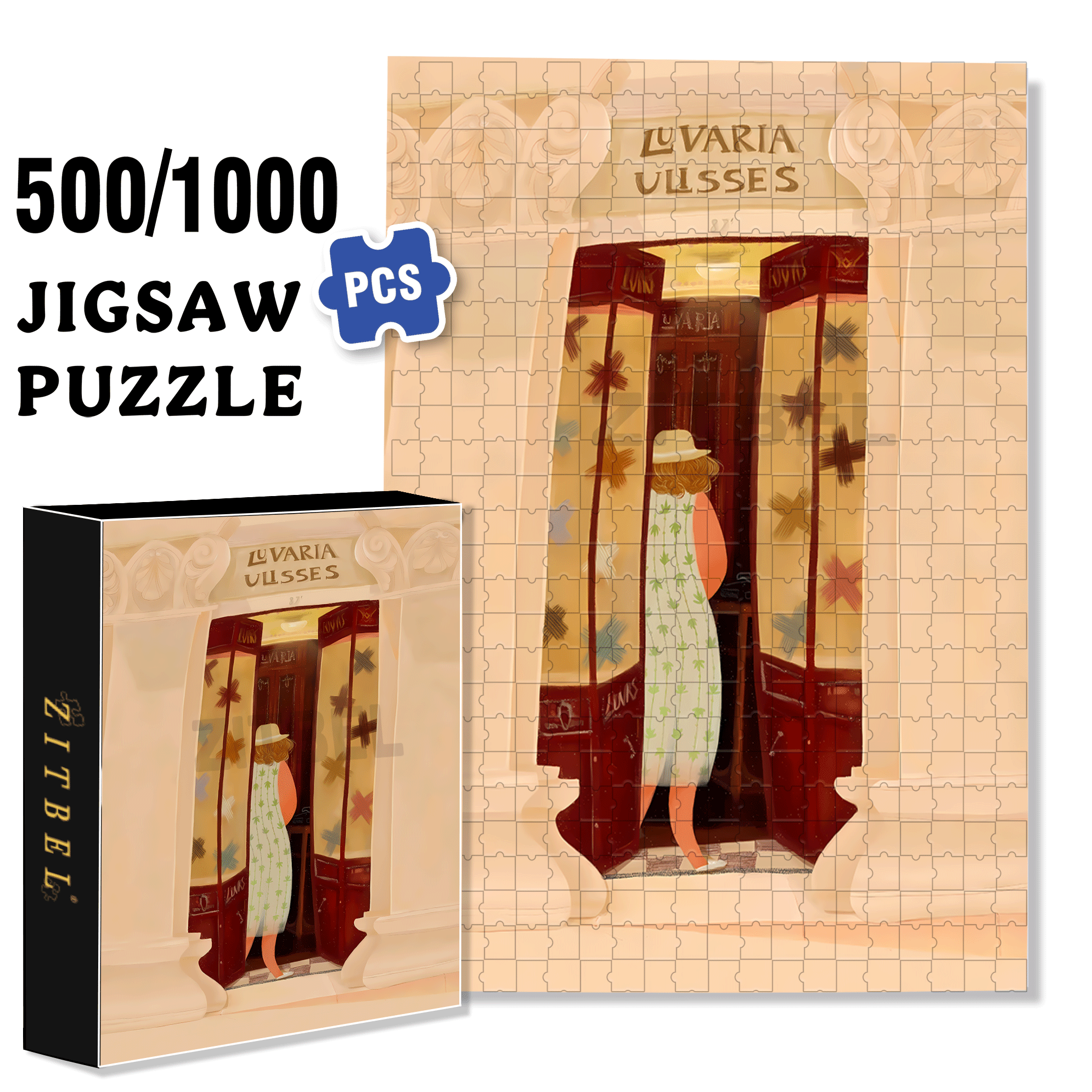 Don't miss Those Beautiful Moments In Life 500pcs/1000pcs Jigsaw Puzzle, Scratch-Resistant, Interactive Family Game & Brain-Boosting DIY Decor, Perfect for Halloween, Christmas & New Year Gifts, Family Puzzle Game
