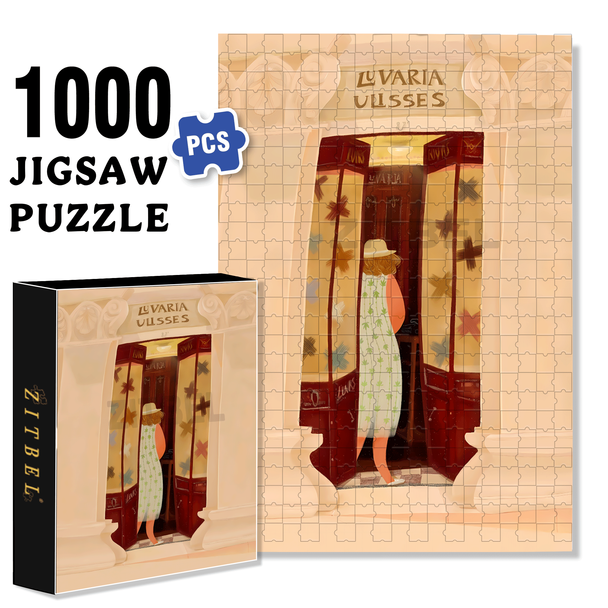 Don't miss Those Beautiful Moments In Life 500pcs/1000pcs Jigsaw Puzzle, Scratch-Resistant, Interactive Family Game & Brain-Boosting DIY Decor, Perfect for Halloween, Christmas & New Year Gifts, Family Puzzle Game