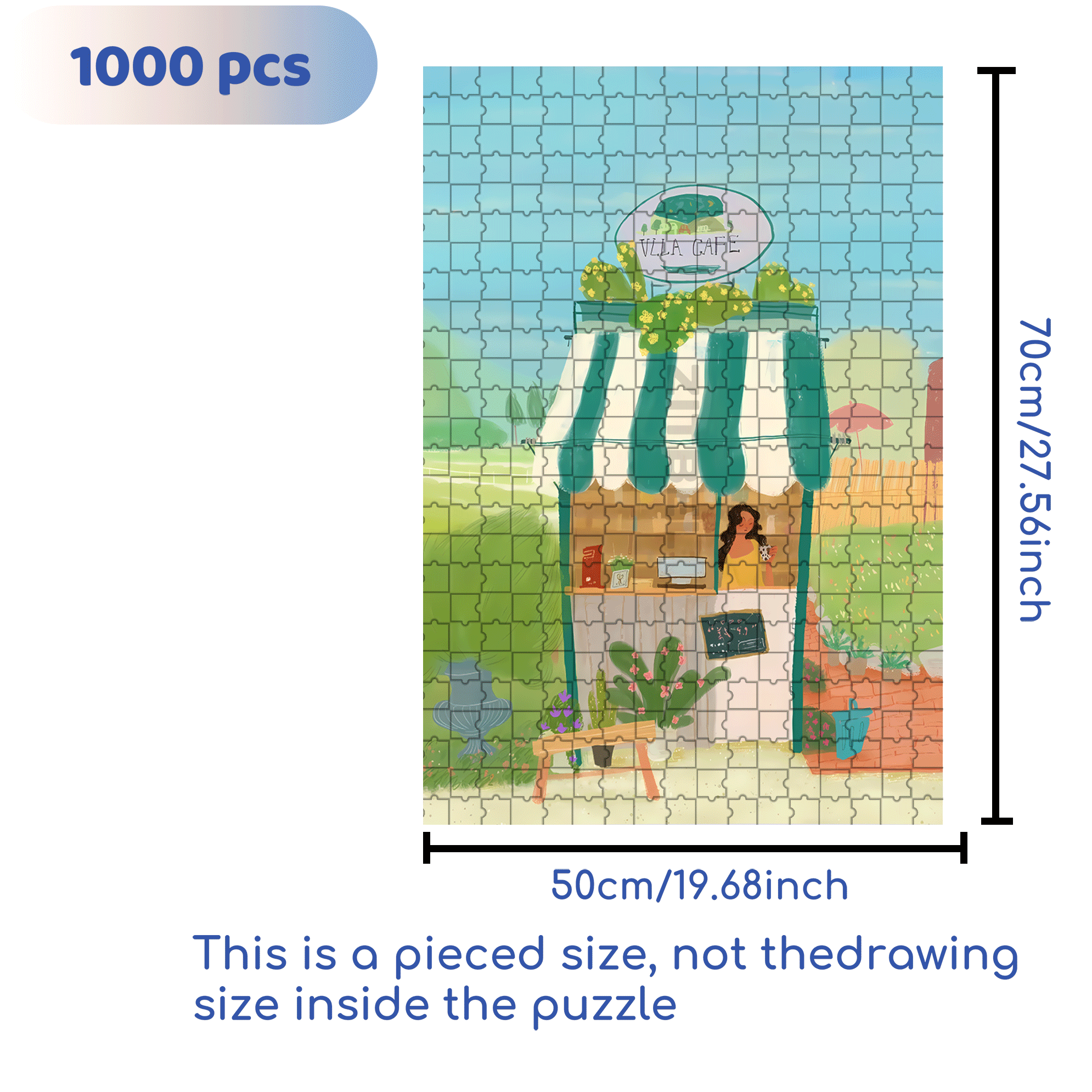 Escape From Reality 500pcs/1000pcs Jigsaw Puzzle, Scratch-Resistant, Interactive Family Game & Brain-Boosting DIY Decor, Perfect for Halloween, Christmas & New Year Gifts, Family Puzzle Game