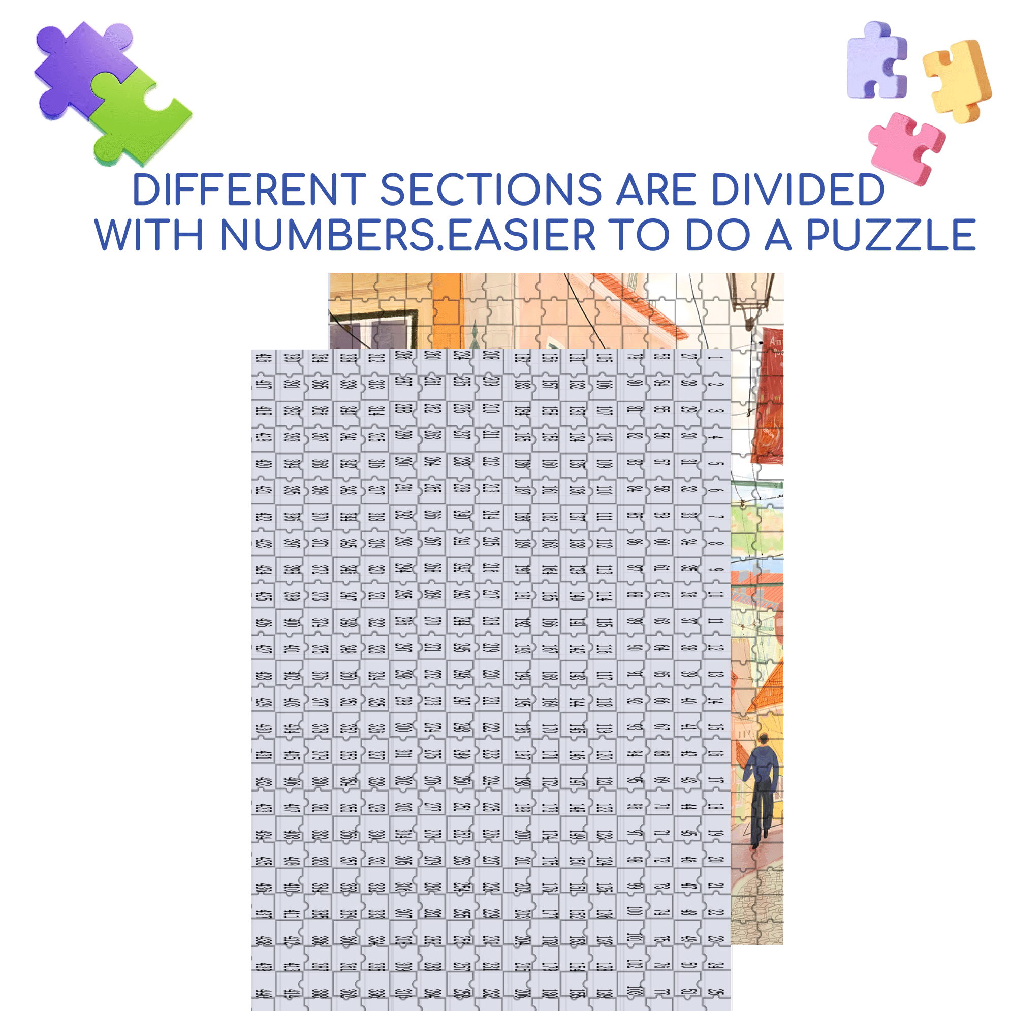 In Ordinary Days 500pcs/1000pcs Jigsaw Puzzle, Scratch-Resistant, Interactive Family Game & Brain-Boosting DIY Decor, Perfect for Halloween, Christmas & New Year Gifts, Family Puzzle Game