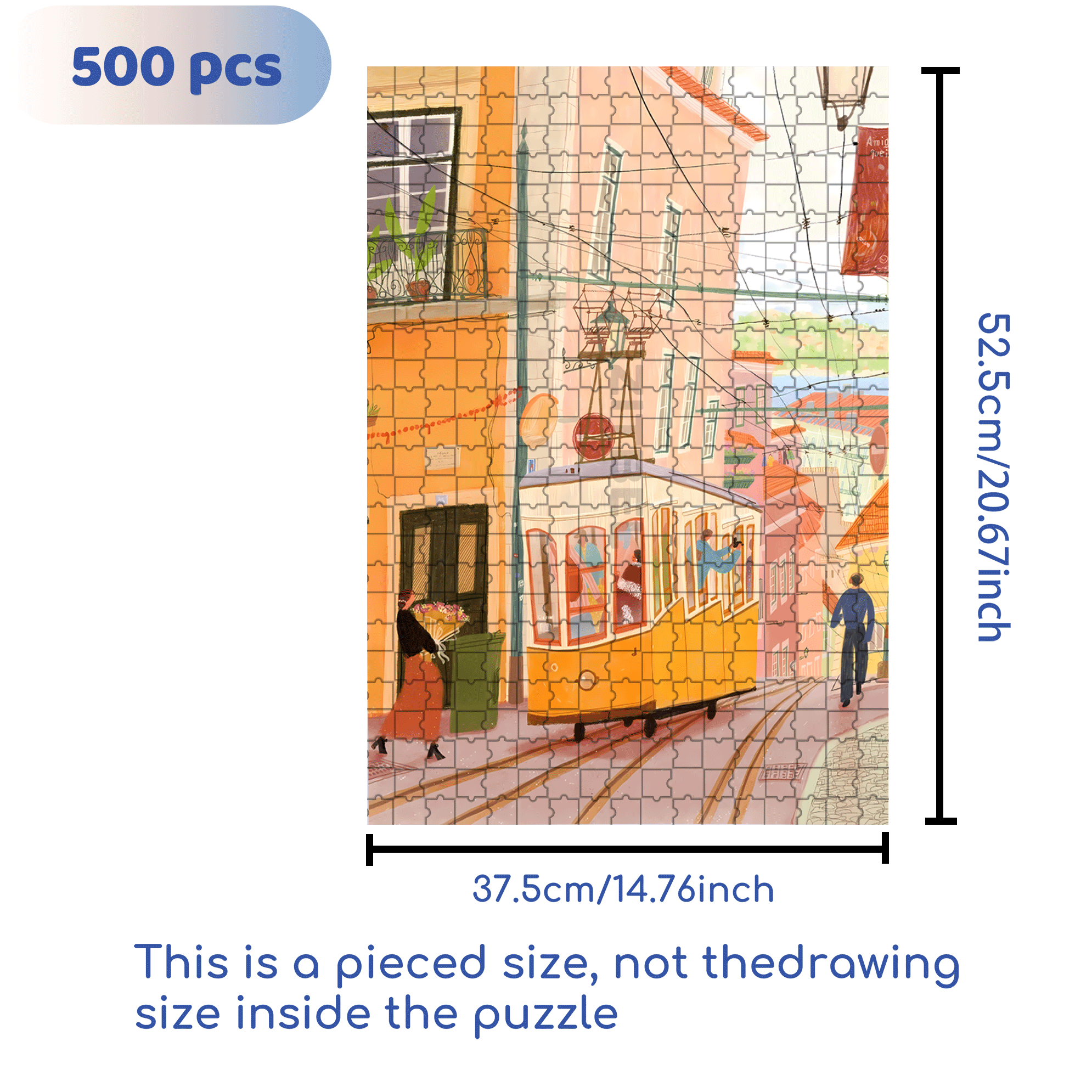 In Ordinary Days 500pcs/1000pcs Jigsaw Puzzle, Scratch-Resistant, Interactive Family Game & Brain-Boosting DIY Decor, Perfect for Halloween, Christmas & New Year Gifts, Family Puzzle Game