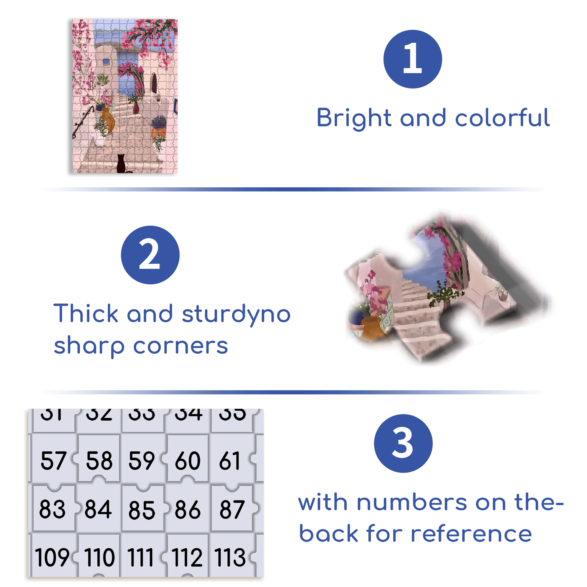 Lonely Kitten 500pcs/1000pcs Jigsaw Puzzle, Scratch-Resistant, Interactive Family Game & Brain-Boosting DIY Decor, Perfect for Halloween, Christmas & New Year Gifts, Family Puzzle Game