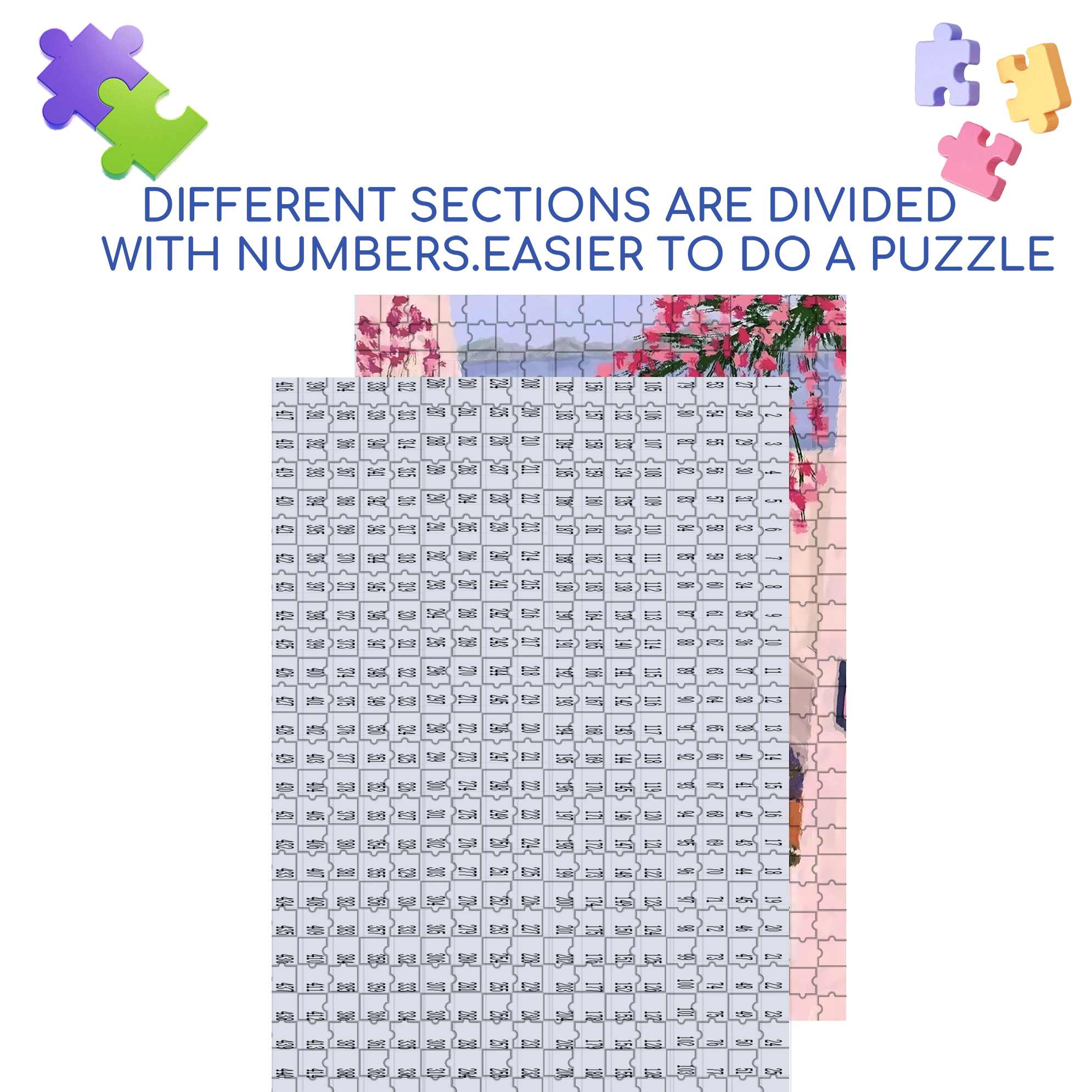 Lonely Kitten 500pcs/1000pcs Jigsaw Puzzle, Scratch-Resistant, Interactive Family Game & Brain-Boosting DIY Decor, Perfect for Halloween, Christmas & New Year Gifts, Family Puzzle Game