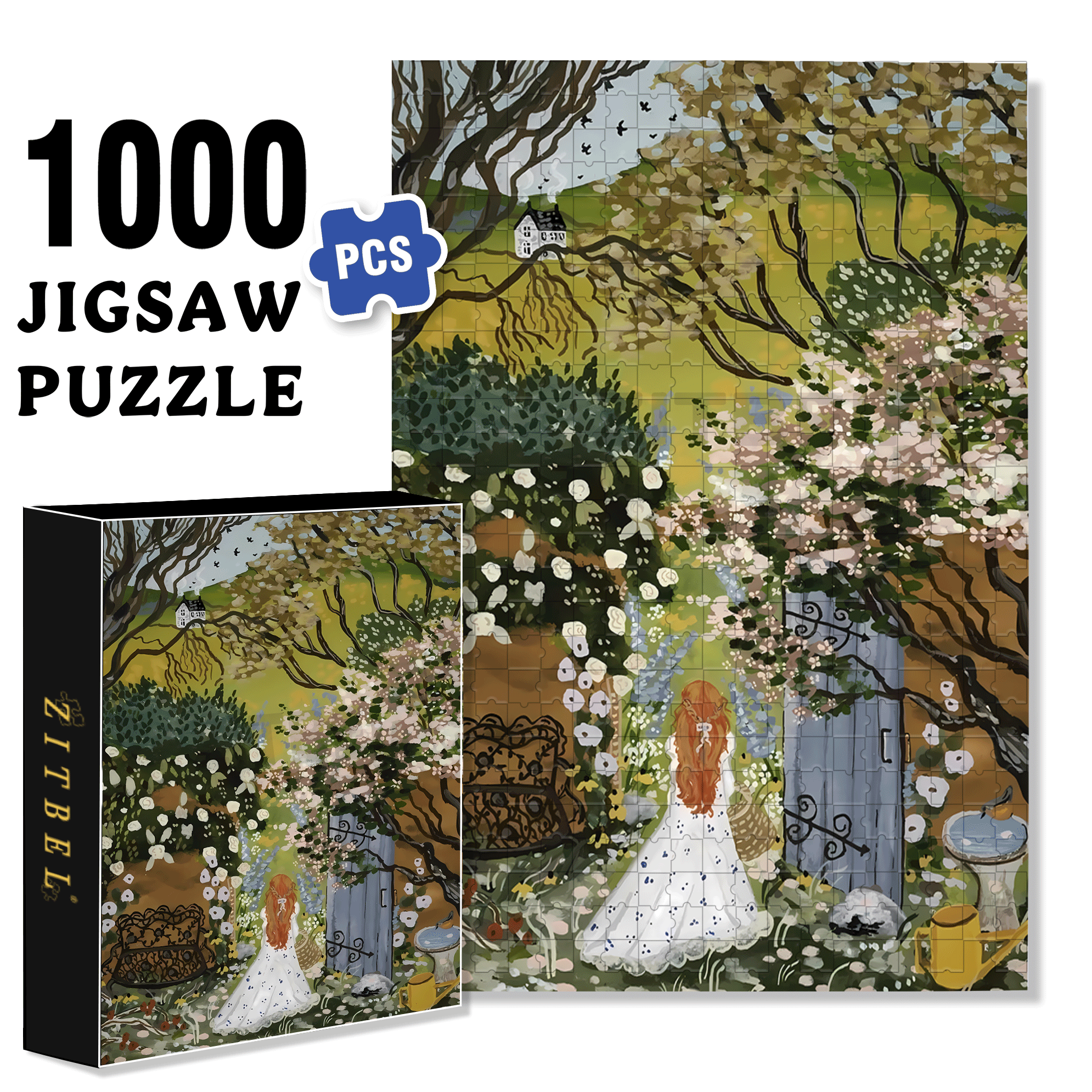 Mood Barometer  500pcs/1000pcs Jigsaw Puzzle, Scratch-Resistant, Interactive Family Game & Brain-Boosting DIY Decor, Perfect for Halloween, Christmas & New Year Gifts, Family Puzzle Game