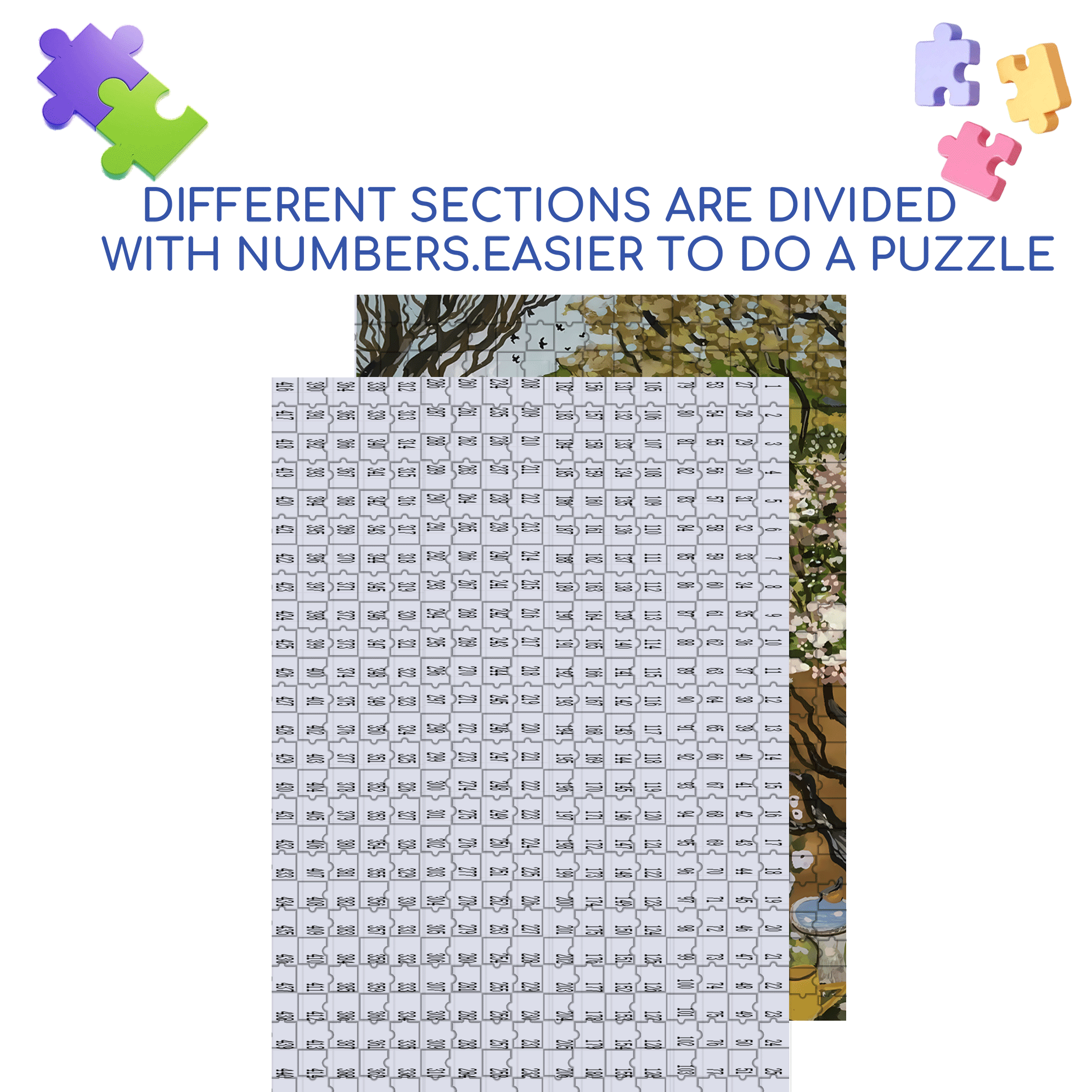 Mood Barometer  500pcs/1000pcs Jigsaw Puzzle, Scratch-Resistant, Interactive Family Game & Brain-Boosting DIY Decor, Perfect for Halloween, Christmas & New Year Gifts, Family Puzzle Game