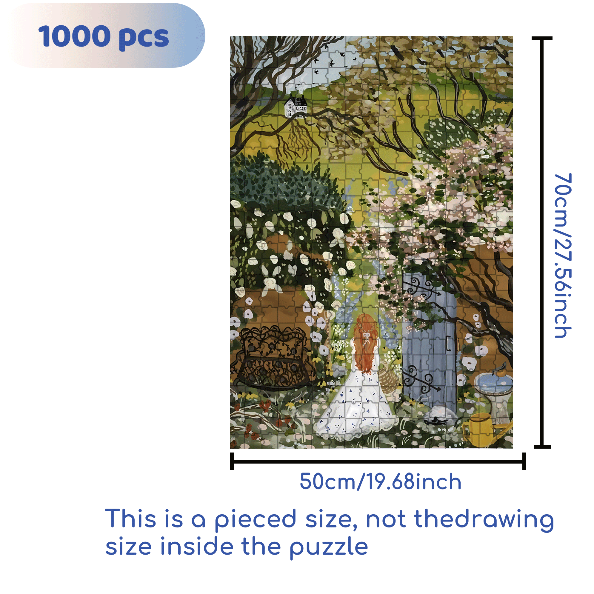Mood Barometer  500pcs/1000pcs Jigsaw Puzzle, Scratch-Resistant, Interactive Family Game & Brain-Boosting DIY Decor, Perfect for Halloween, Christmas & New Year Gifts, Family Puzzle Game