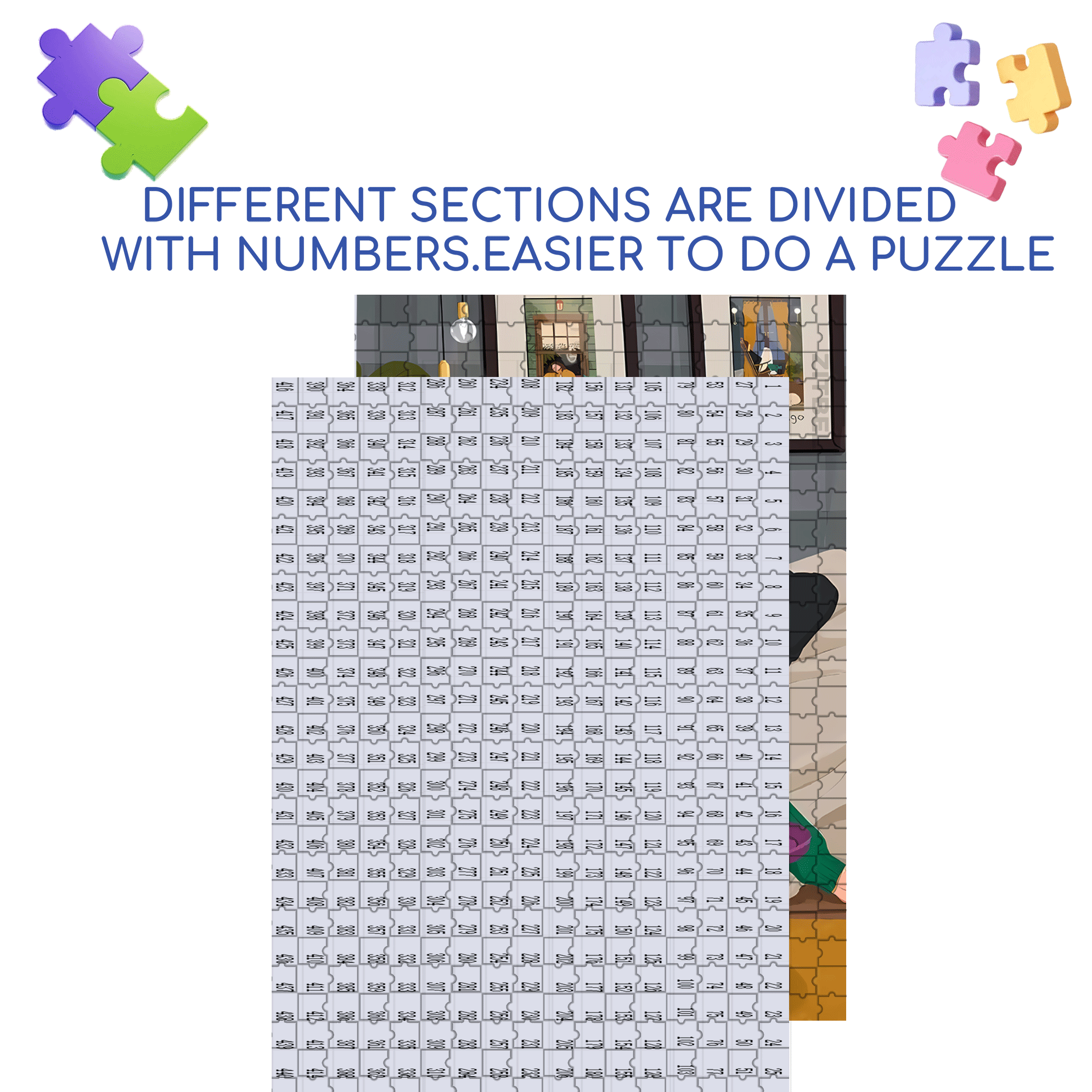 Obey The Inner Voice 500pcs/1000pcs Jigsaw Puzzle, Scratch-Resistant, Interactive Family Game & Brain-Boosting DIY Decor, Perfect for Halloween, Christmas & New Year Gifts, Family Puzzle Game