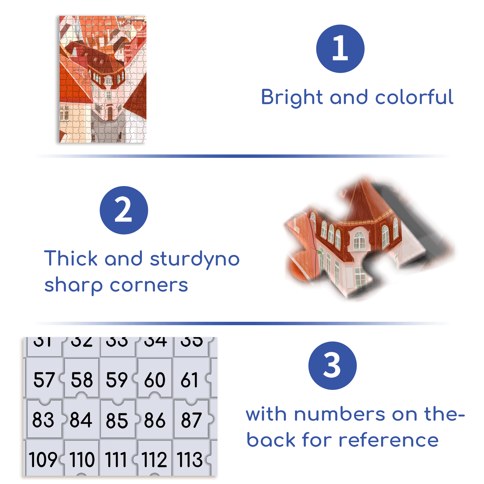 Orange Colored Temperature 500pcs/1000pcs Jigsaw Puzzle, Scratch-Resistant, Interactive Family Game & Brain-Boosting DIY Decor, Perfect for Halloween, Christmas & New Year Gifts, Family Puzzle Game